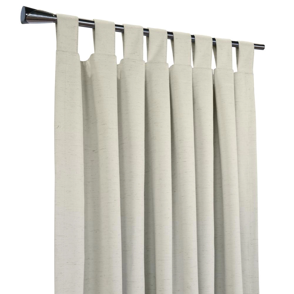Thermaplus Ventura Blackout Window Treatment Tab Top Curtain Panel for Bedroom Livingroom 52" x 95" Natural