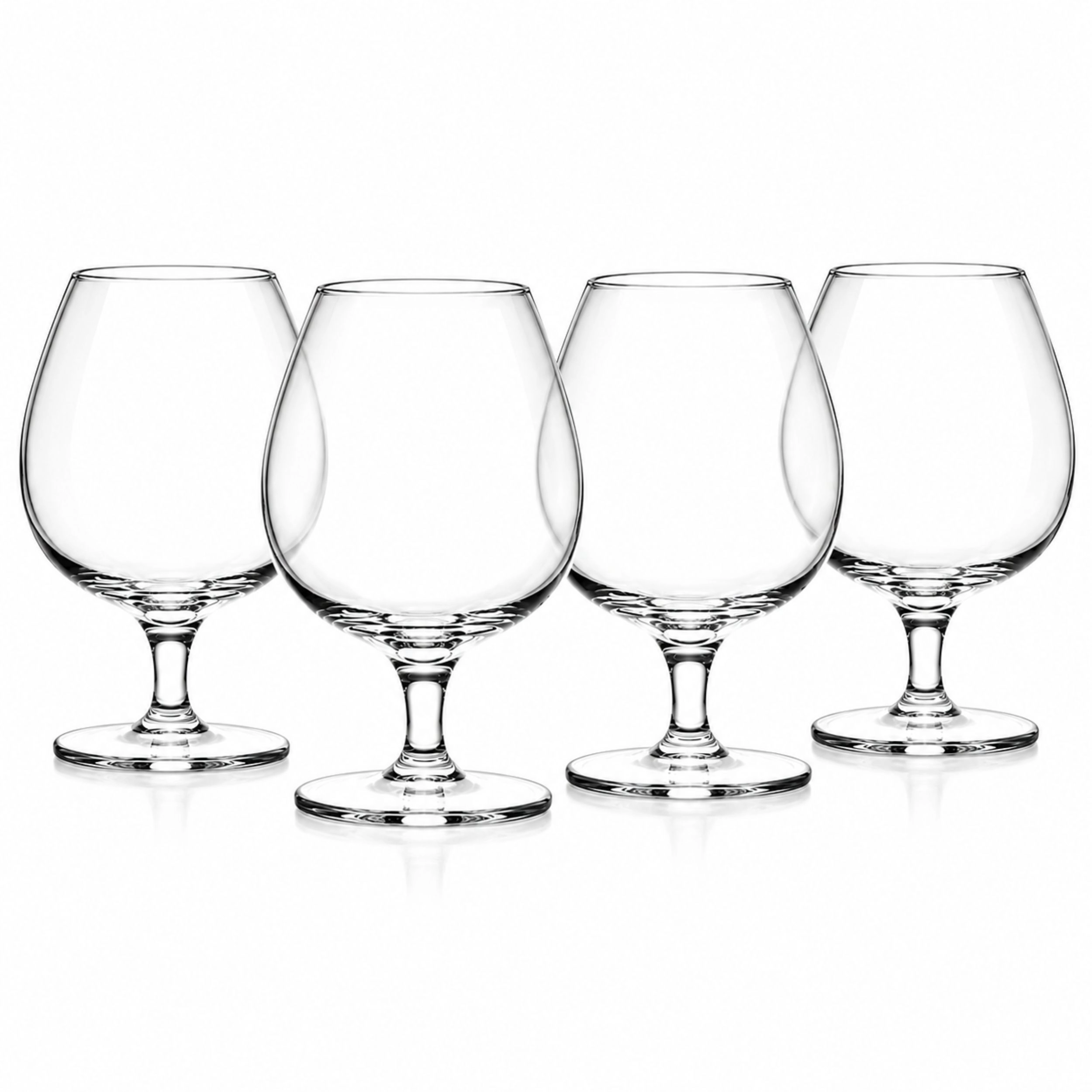 Home Collection Set of 4 Glass Brandy Snifters 12 oz