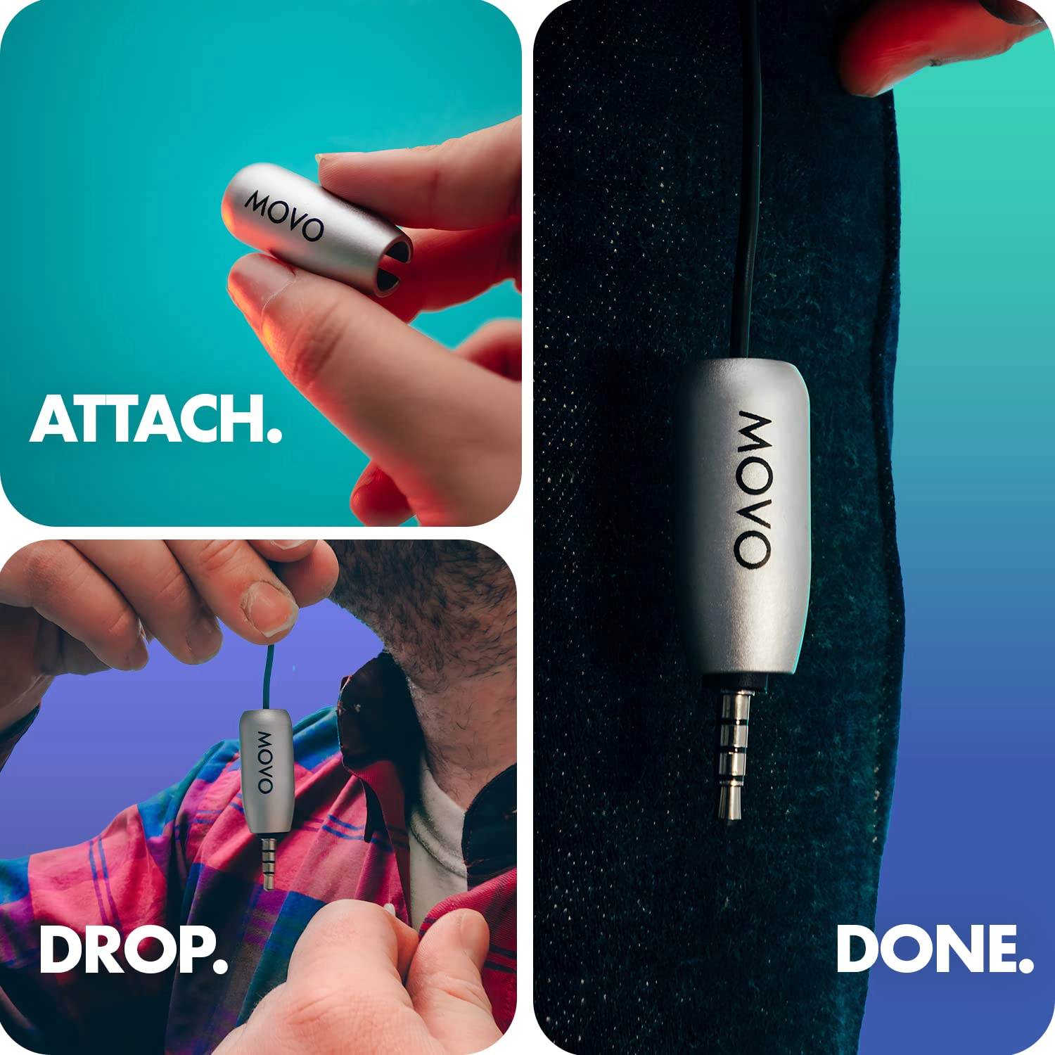 Movo MIC'D Lav Mic Weight - Weight for Lavalier Microphone