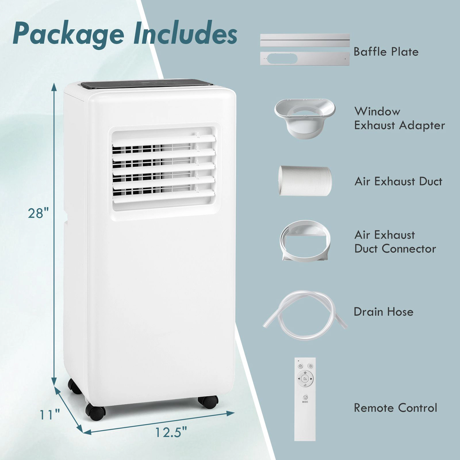 SlickBlue Unisex Portable 10000 BTU Air Conditioner