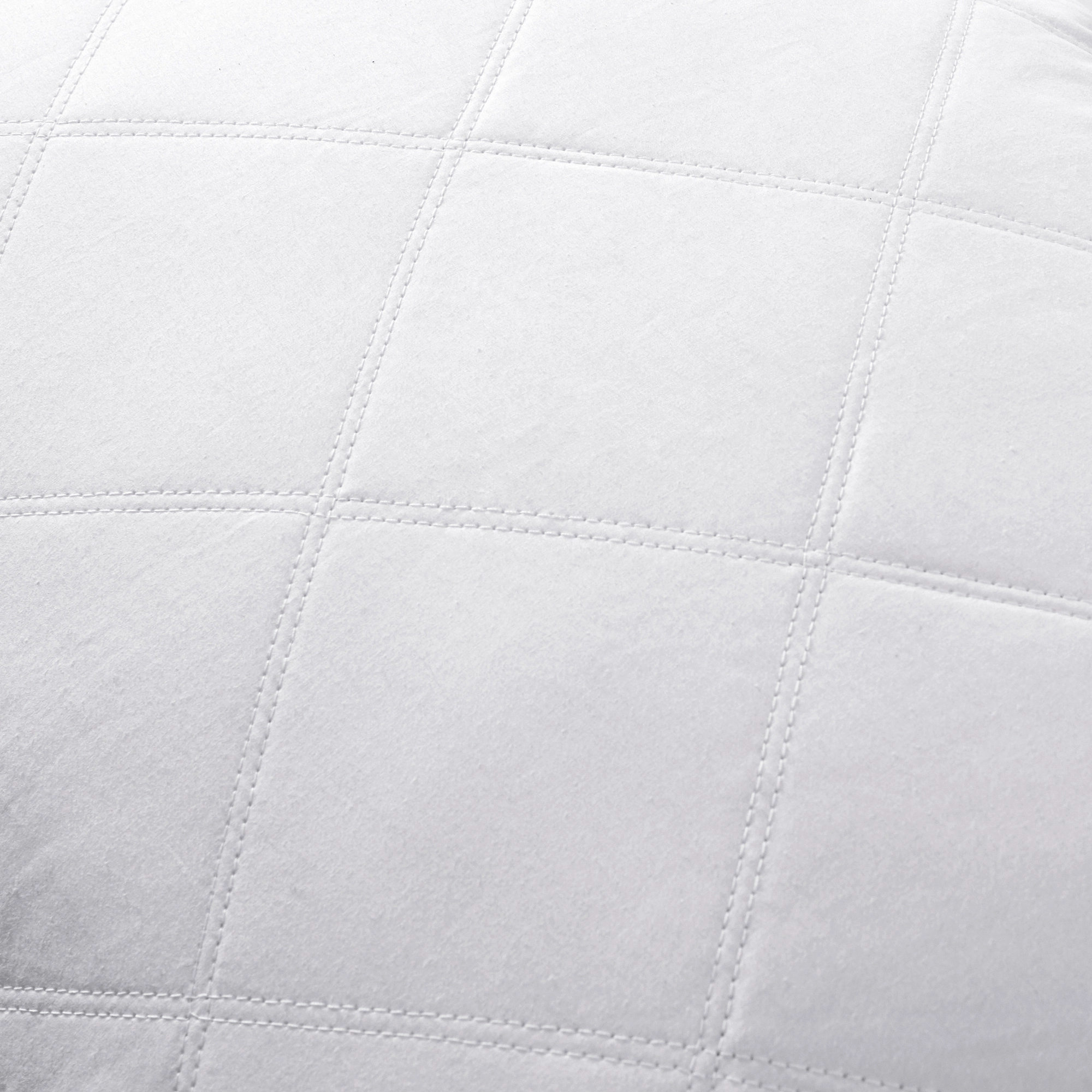 Unikome 2-Pack 100% Cotton Gusseted Goose Feather & Down Pillow Supportive