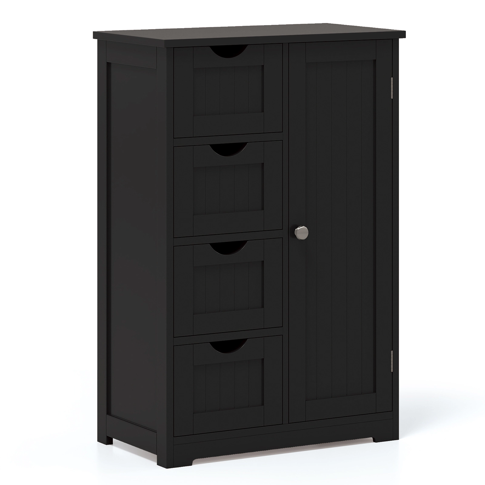 SlickBlue Freestanding Bathroom Floor Cabinet with 4 Drawers and Storage