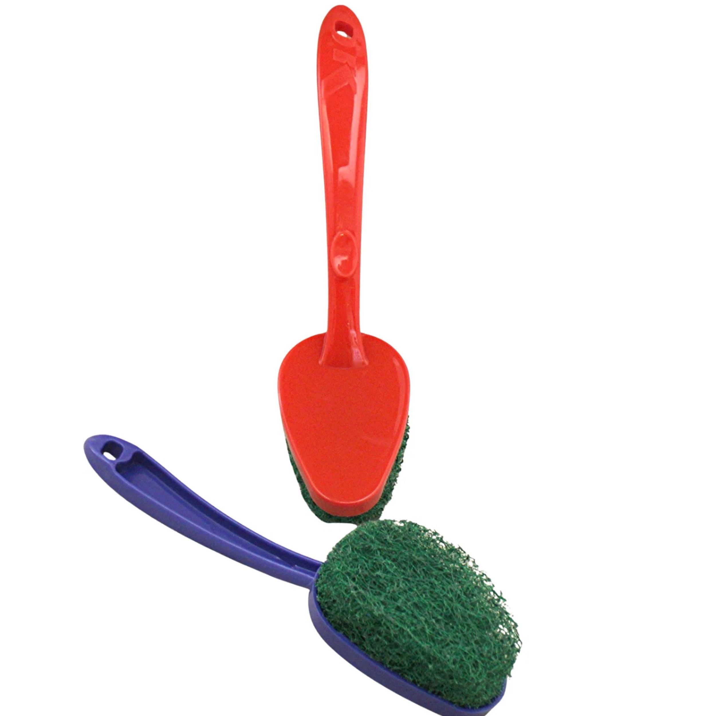 Home Collection Pack of 2 Non-Scratch Scouring Pad with Handle