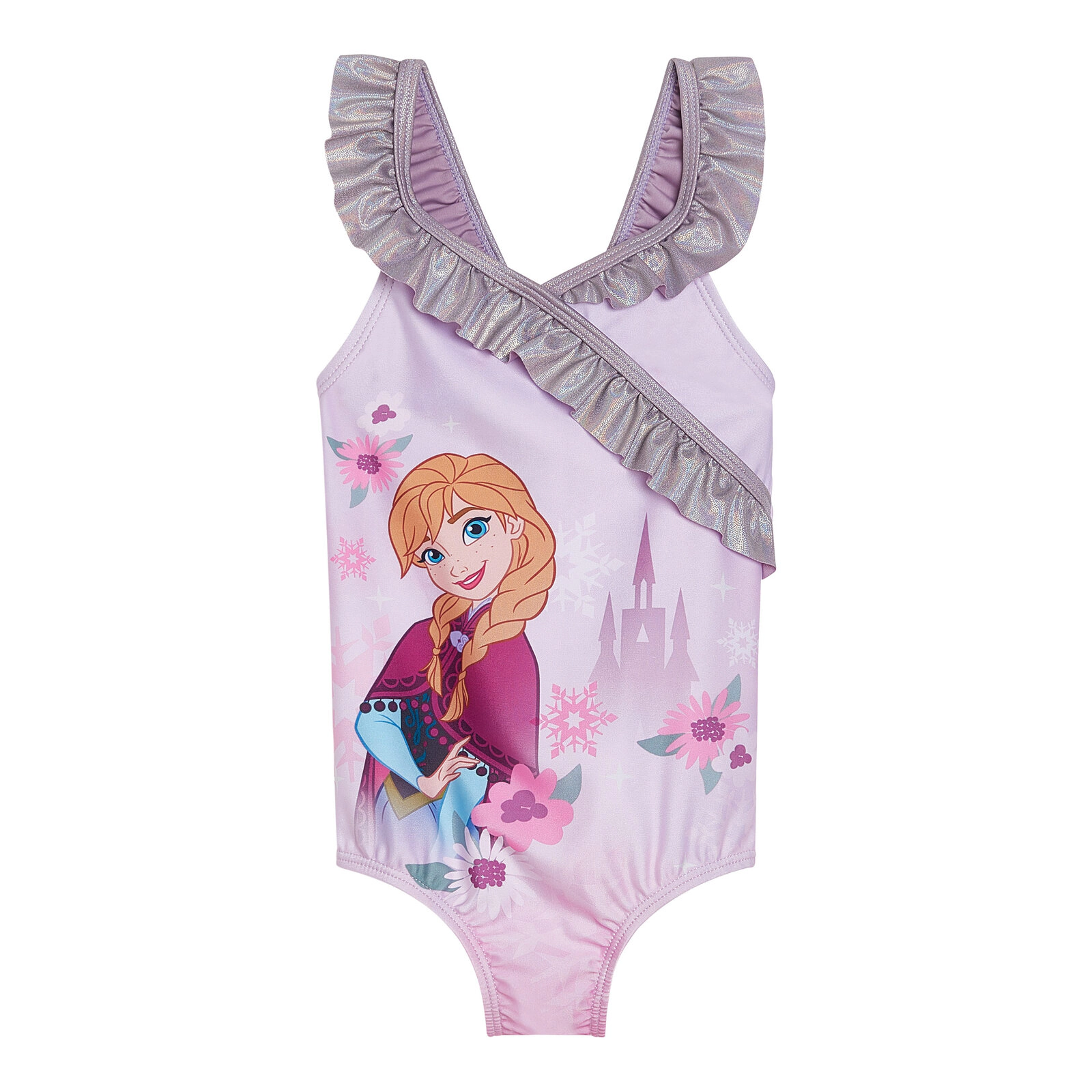 Disney Frozen Girls' Sleeveless One Piece Swimwear