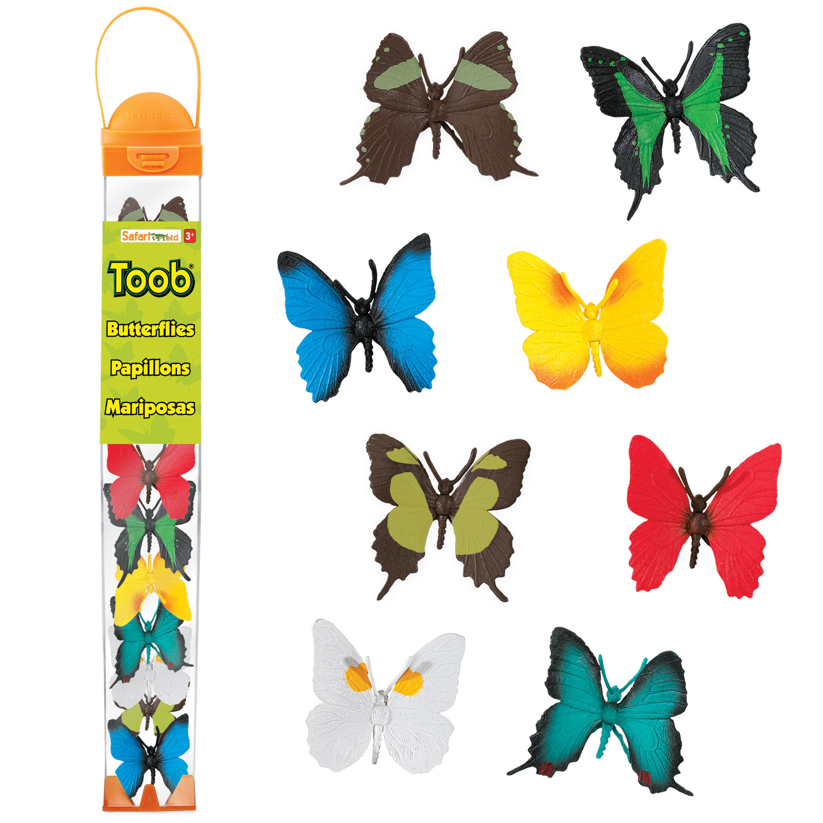 Safari Ltd. - Butterflies TOOB - contains 8 Mini Figurines