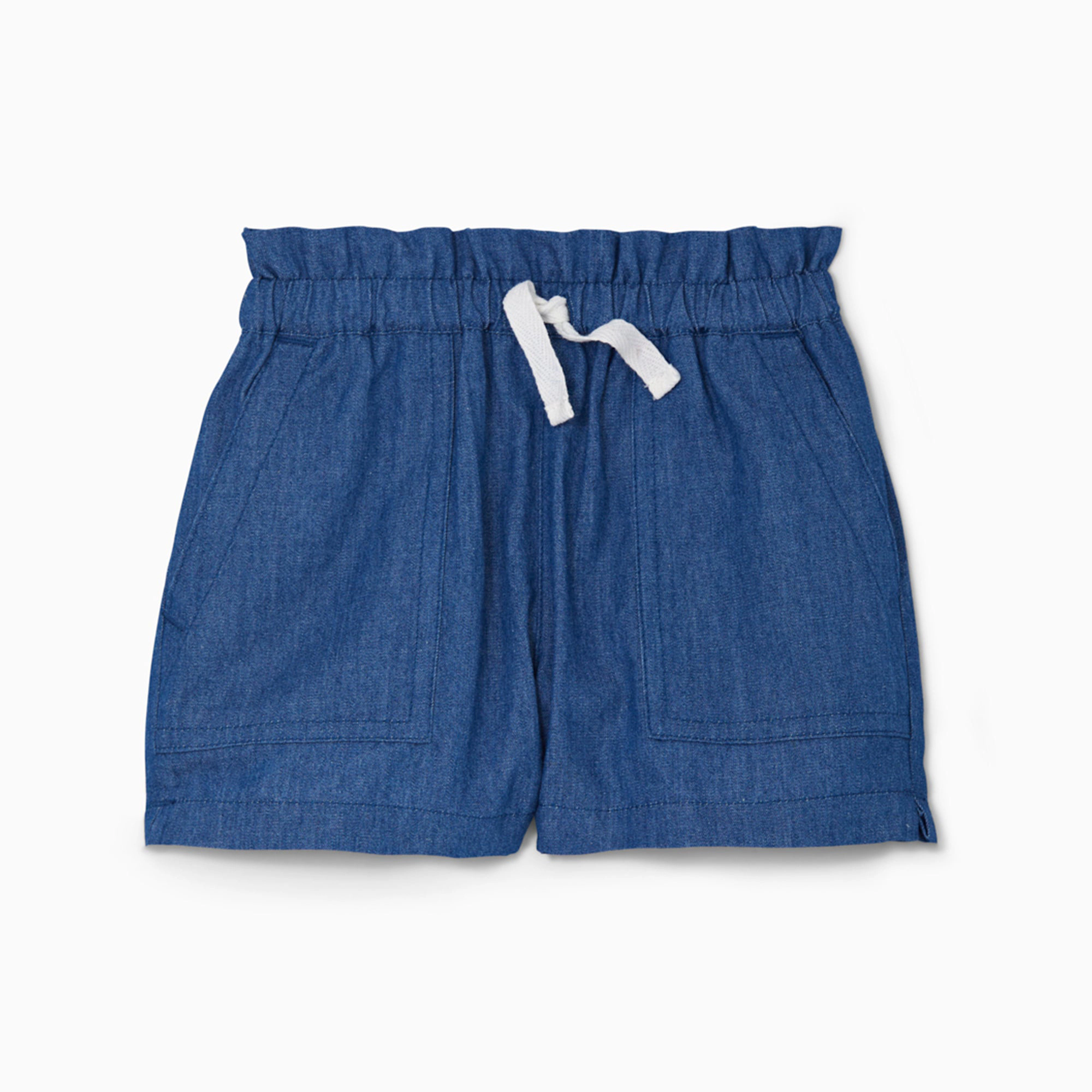 Rockets of Awesome Chambray Short For Baby Girl