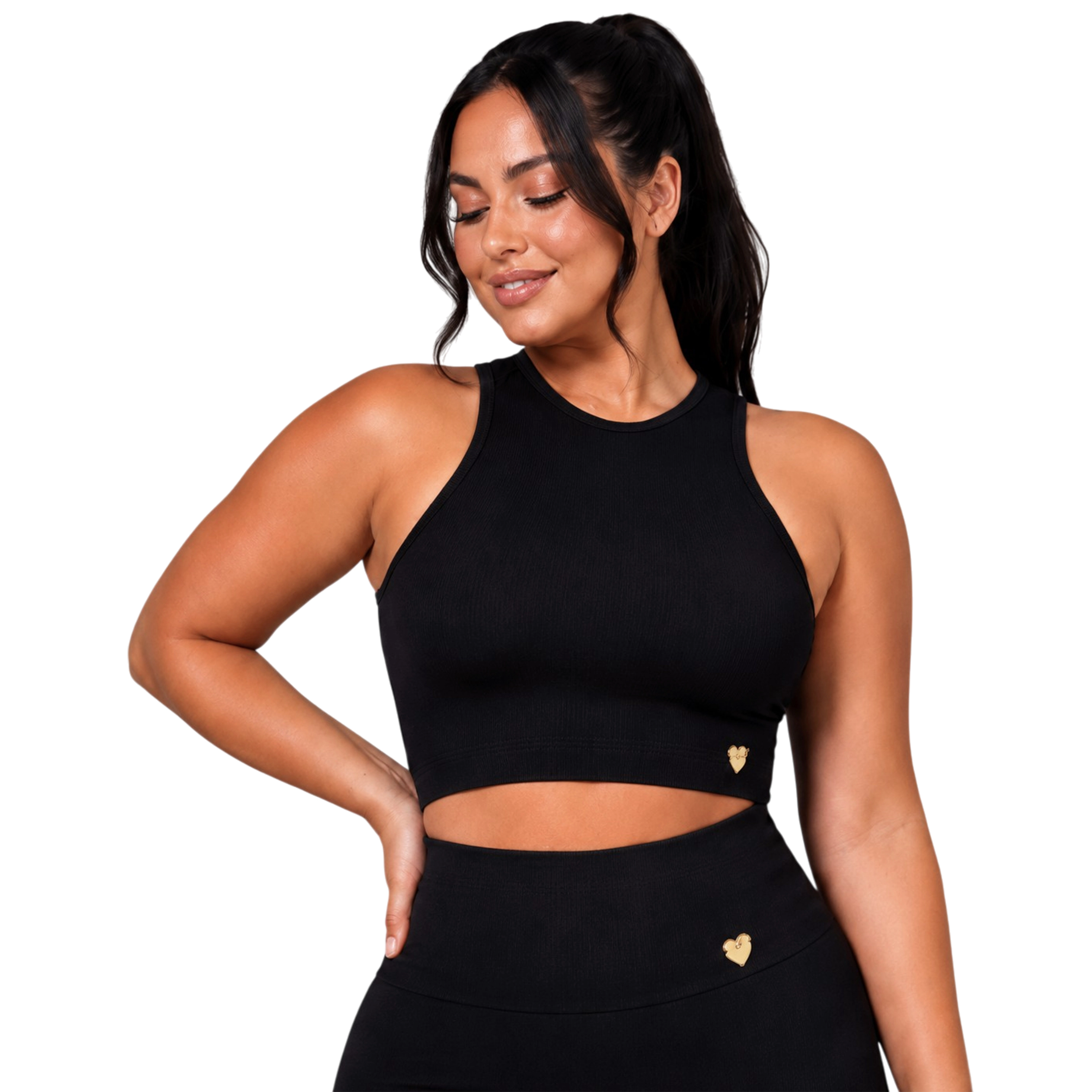 Yahaira Women's Shaping Shorts Double Tummy Tank Top Set