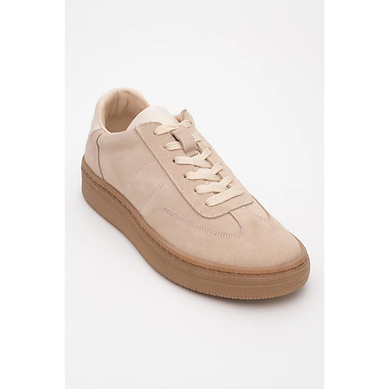 Forever & Always Womens Fyore Leather Sneakers