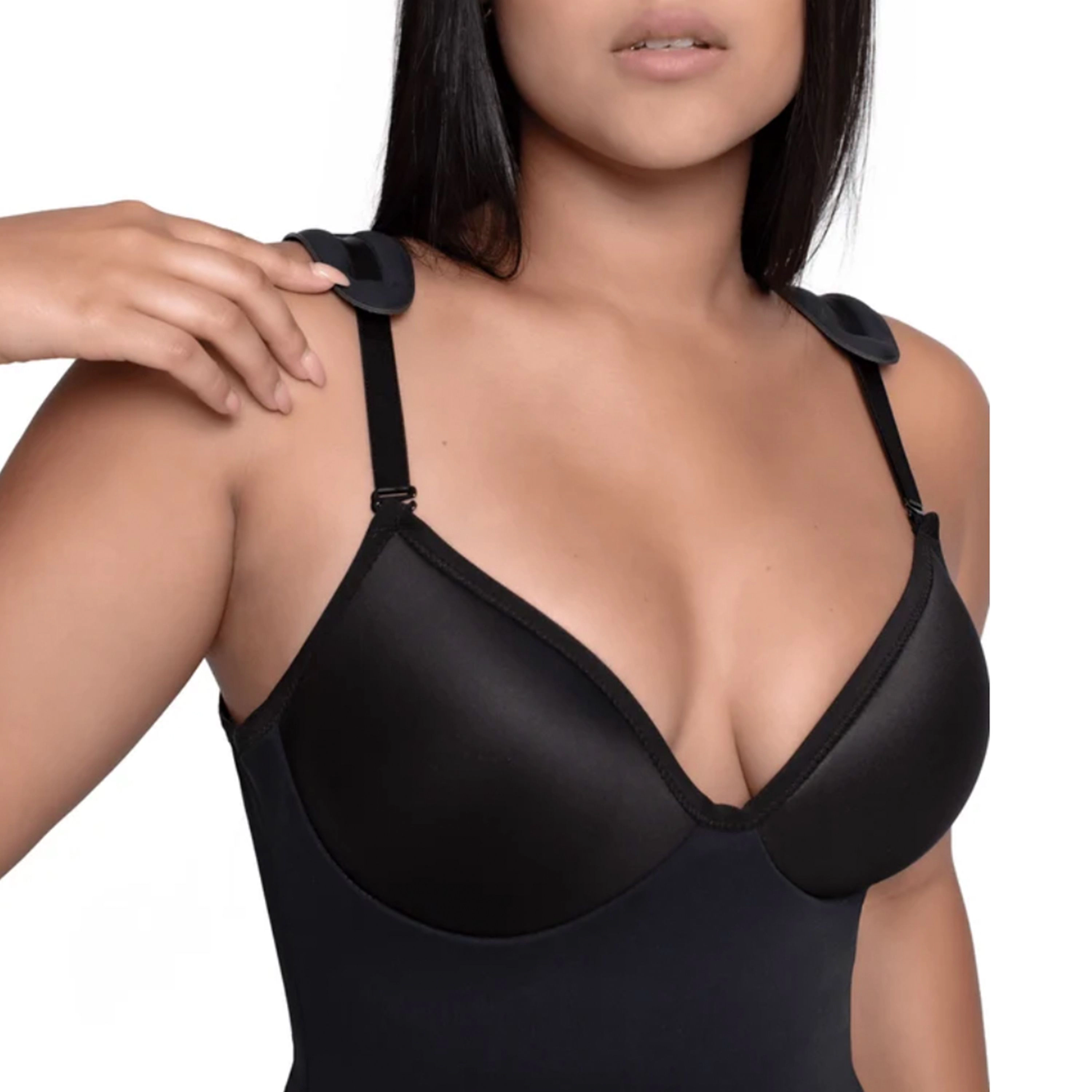 YAHAIRA Women's Cupped Full Bodysuit Triple Tummy Layer