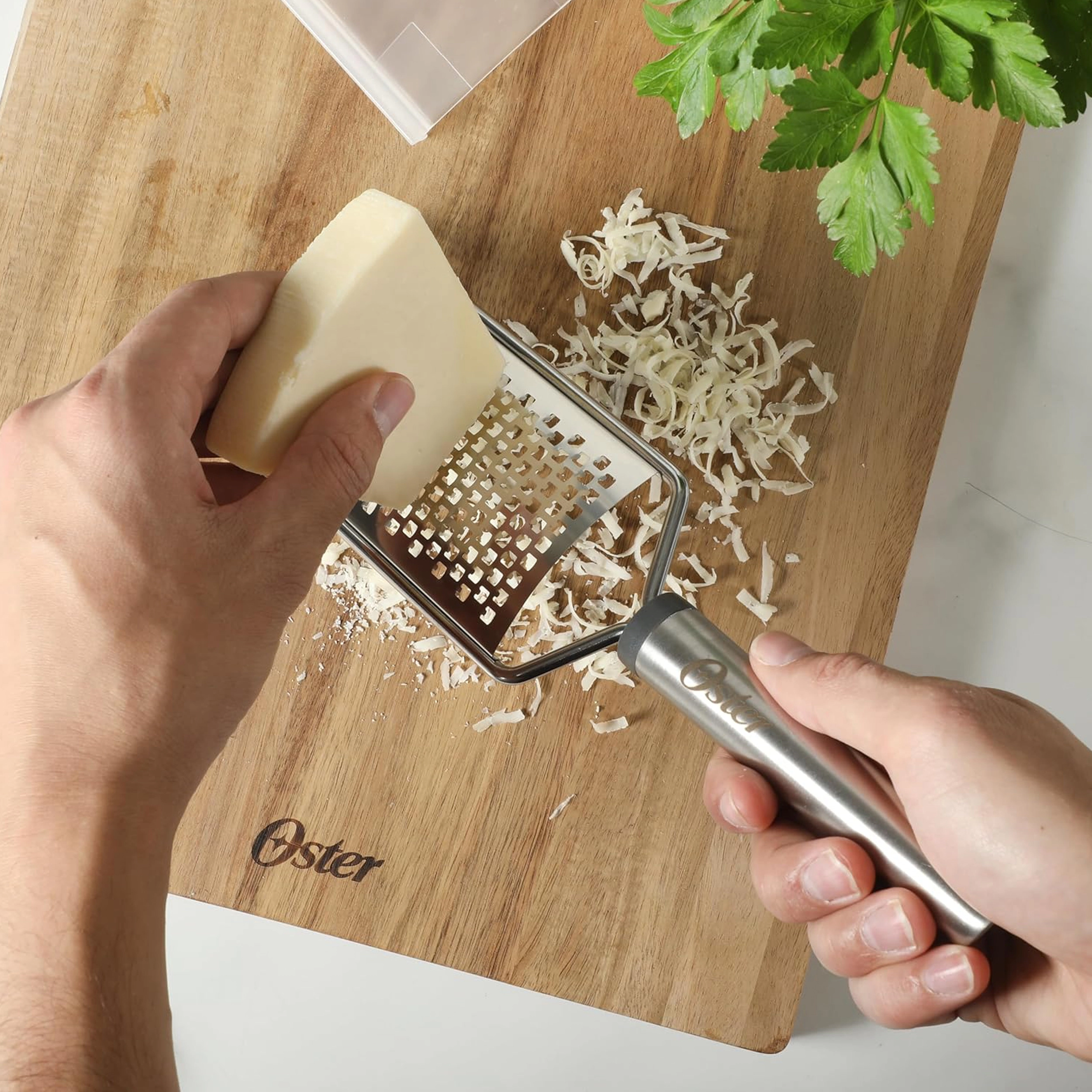 Oster Chadswyck 12 x 3.5 Inch Stainless Steel Handheld Grater in Silver