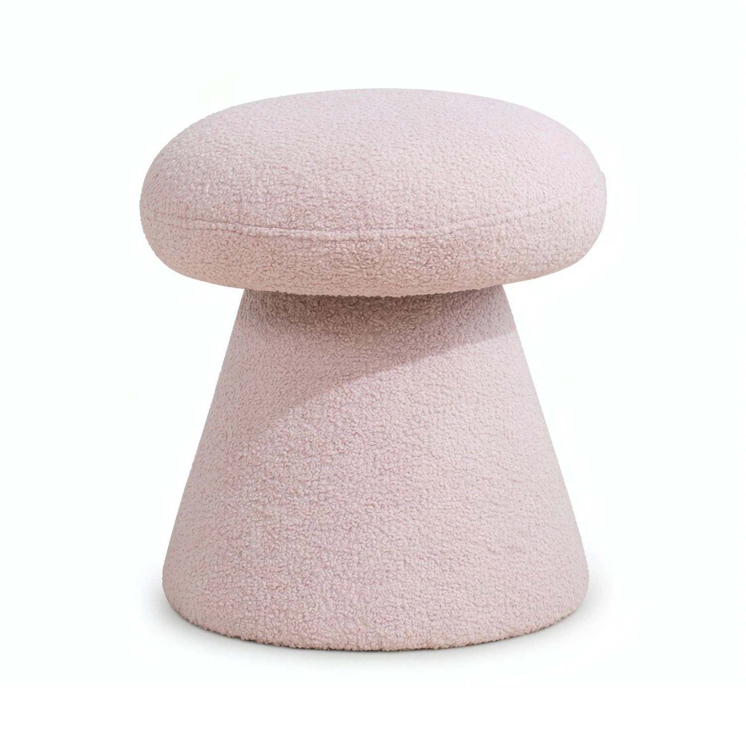 GOODSILO Soft Teddy Upholstered Ottoman Versatile Foot Stool
