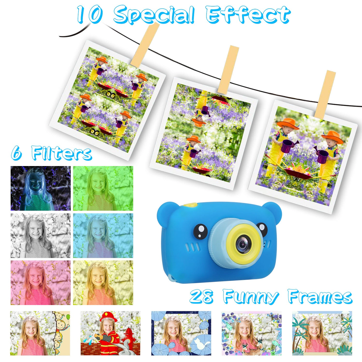 GBruno 2-in-1 Kids Digital Camera With 32GB Card
