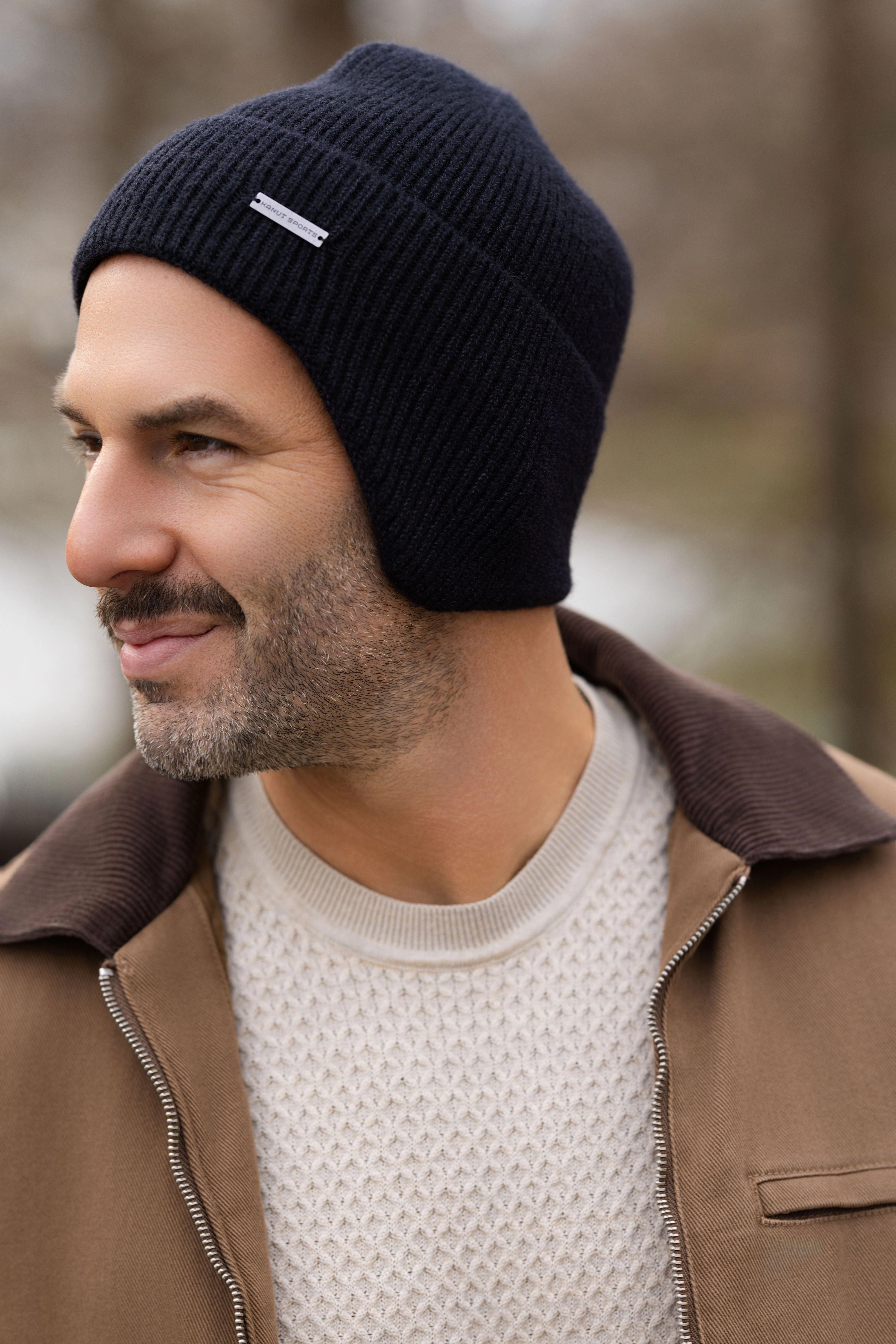 Kanut Sports Smoky Earflap Cuff Beanie - Unisex OSFM