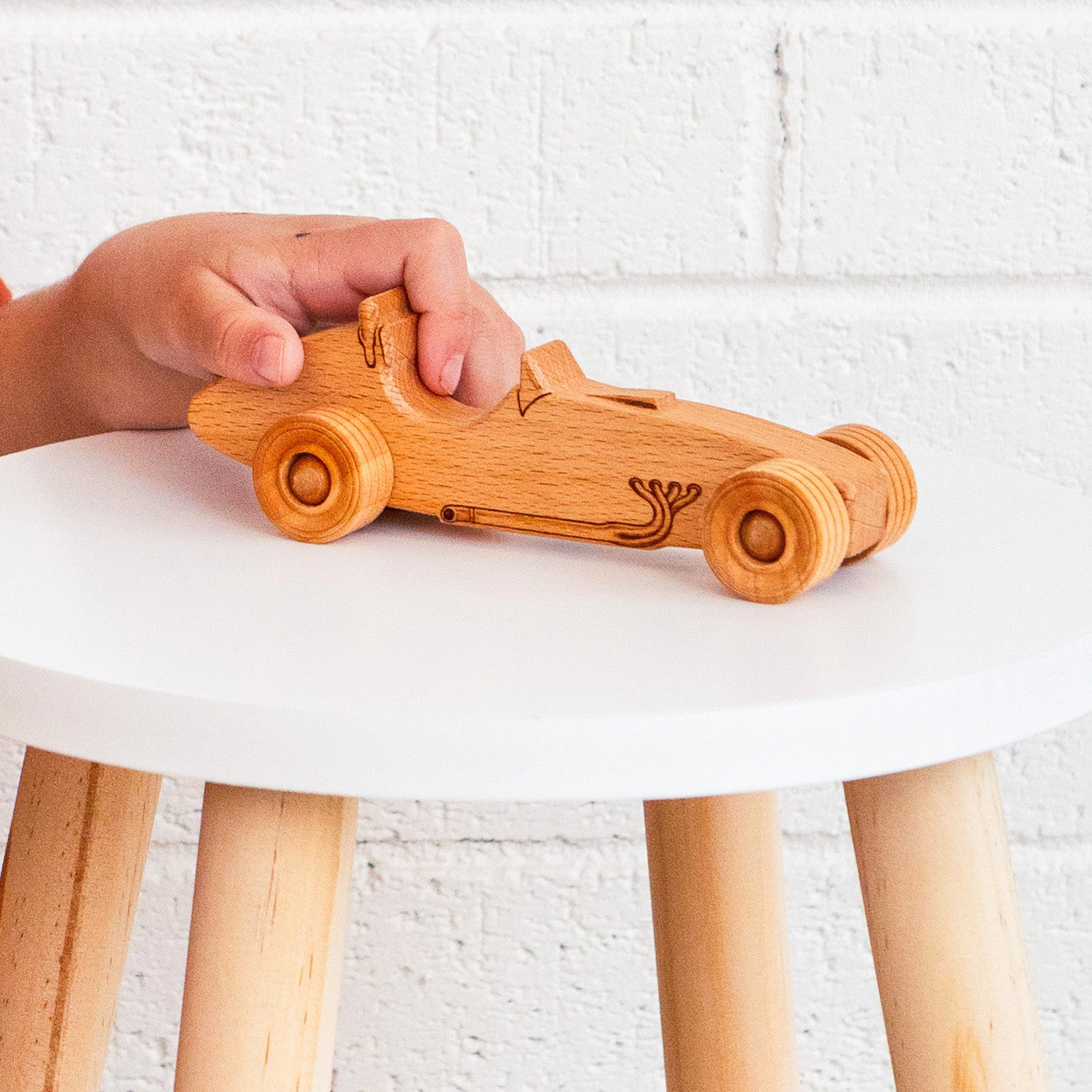 Indy Special 5.6" Small Beech Wood Car - Made in USA