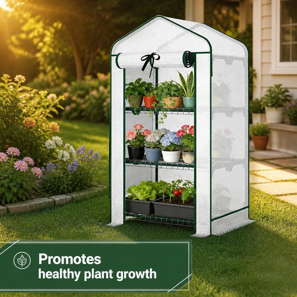 WOW PIONEER Compact Mini Walk-In Greenhouse