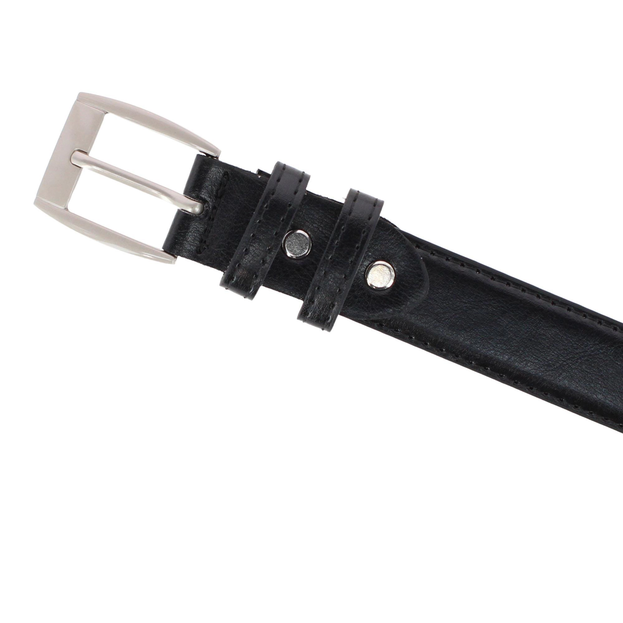 CTM Men's Big & Tall Dress Belt