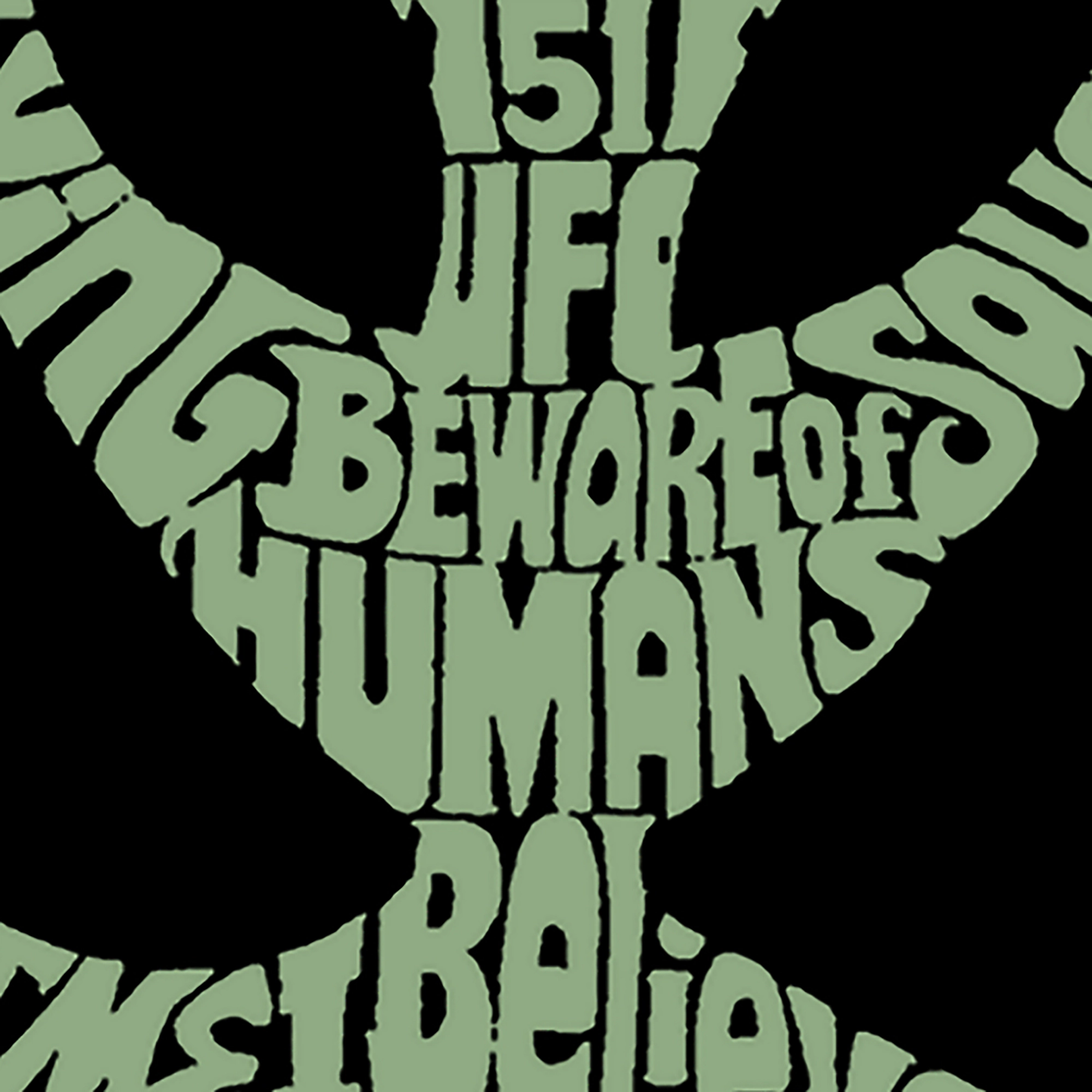 LA Pop Art Men's Word T-Shirt - Peace Alien
