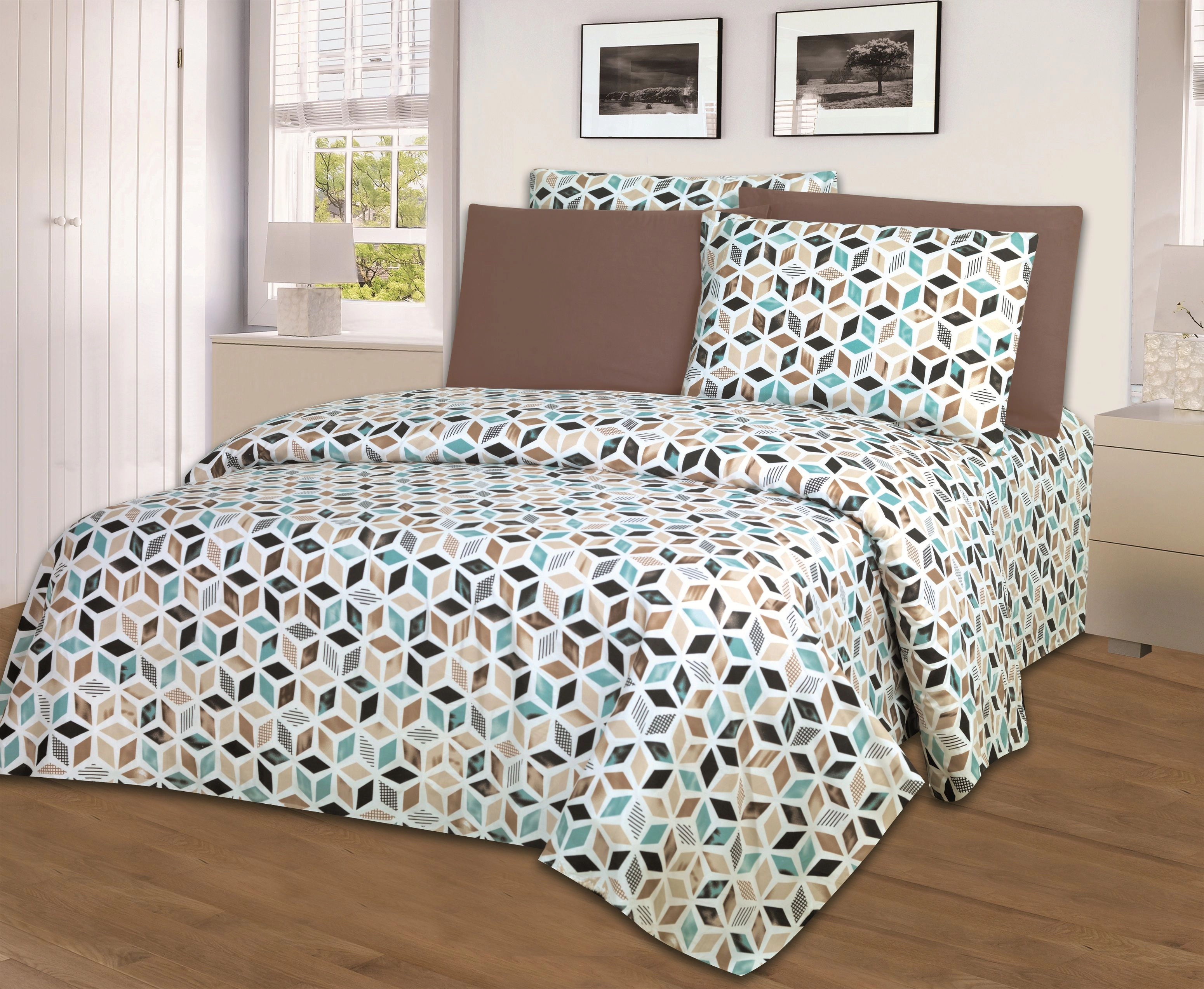 HSH Dream Hotel Dreams 1800 Series Printed Sheet Set – Extra Soft Luxury Bed Sheets
