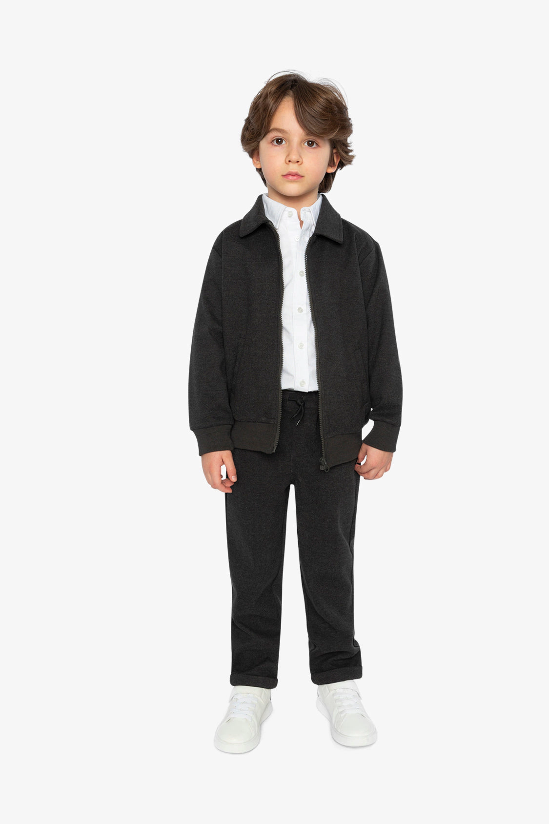 Deux par Deux Boys Stretch Twill Pants
