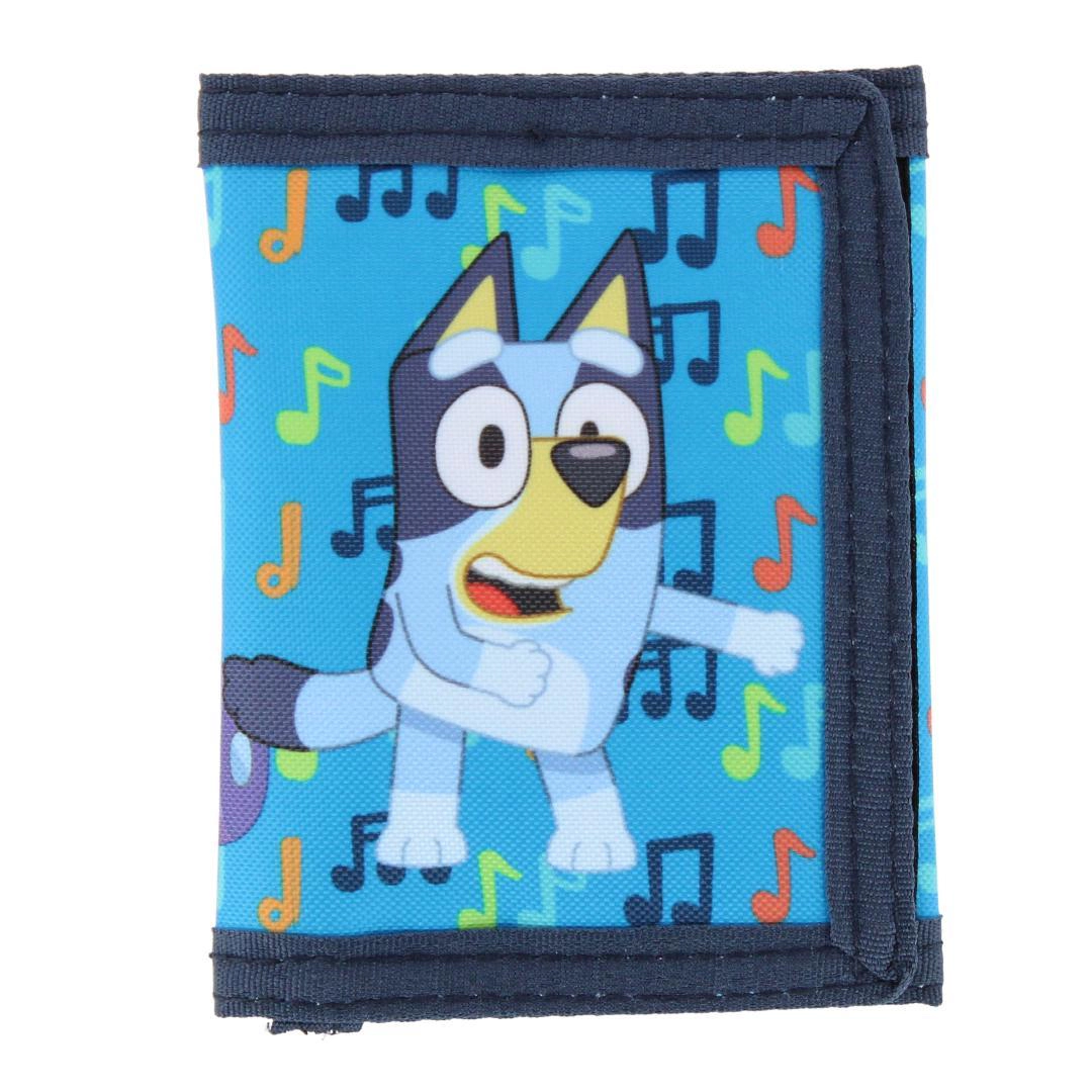 CTM Kid's Disney Bluey & Bingo Friends Forever Closure Tri-Fold Wallet