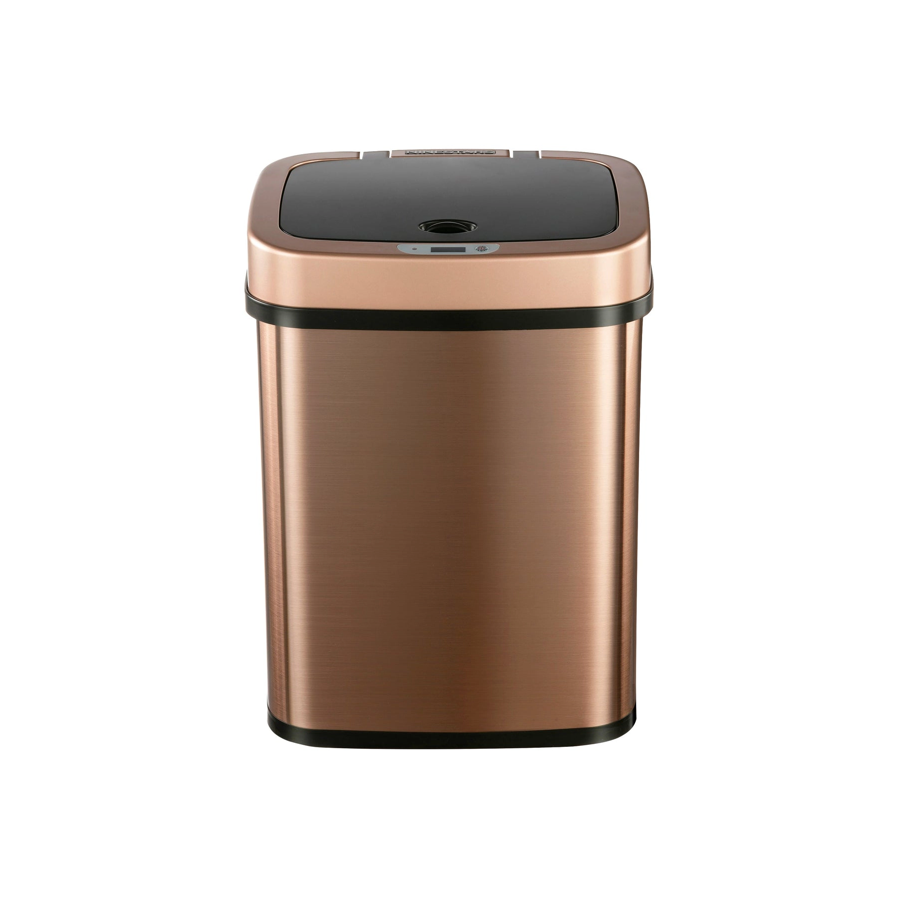 Ninestars Rectangular 3.2-Gallon Stainless Steel Motion Sensor Trash Can