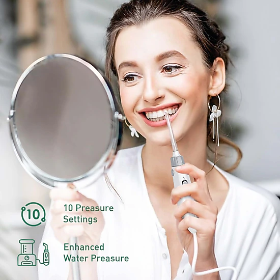 Pursonic Unisex Smile Pro Bundle: Professional Oral Irrigator + USB Rechargeable Rotary Toothbrush
