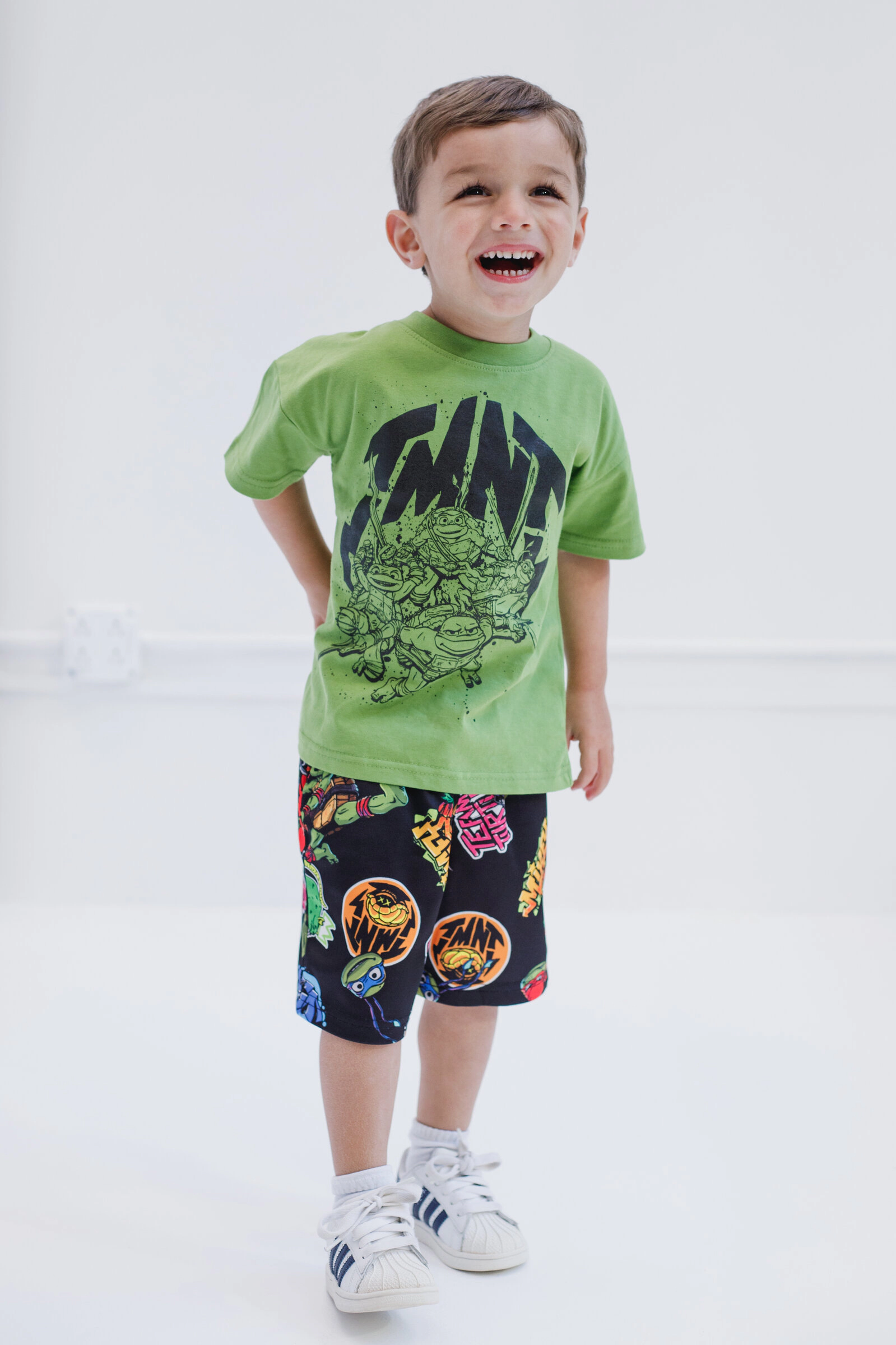 Teenage Mutant Ninja Turtles Boys' Athletic 2-Piece T-Shirt and Shorts Set