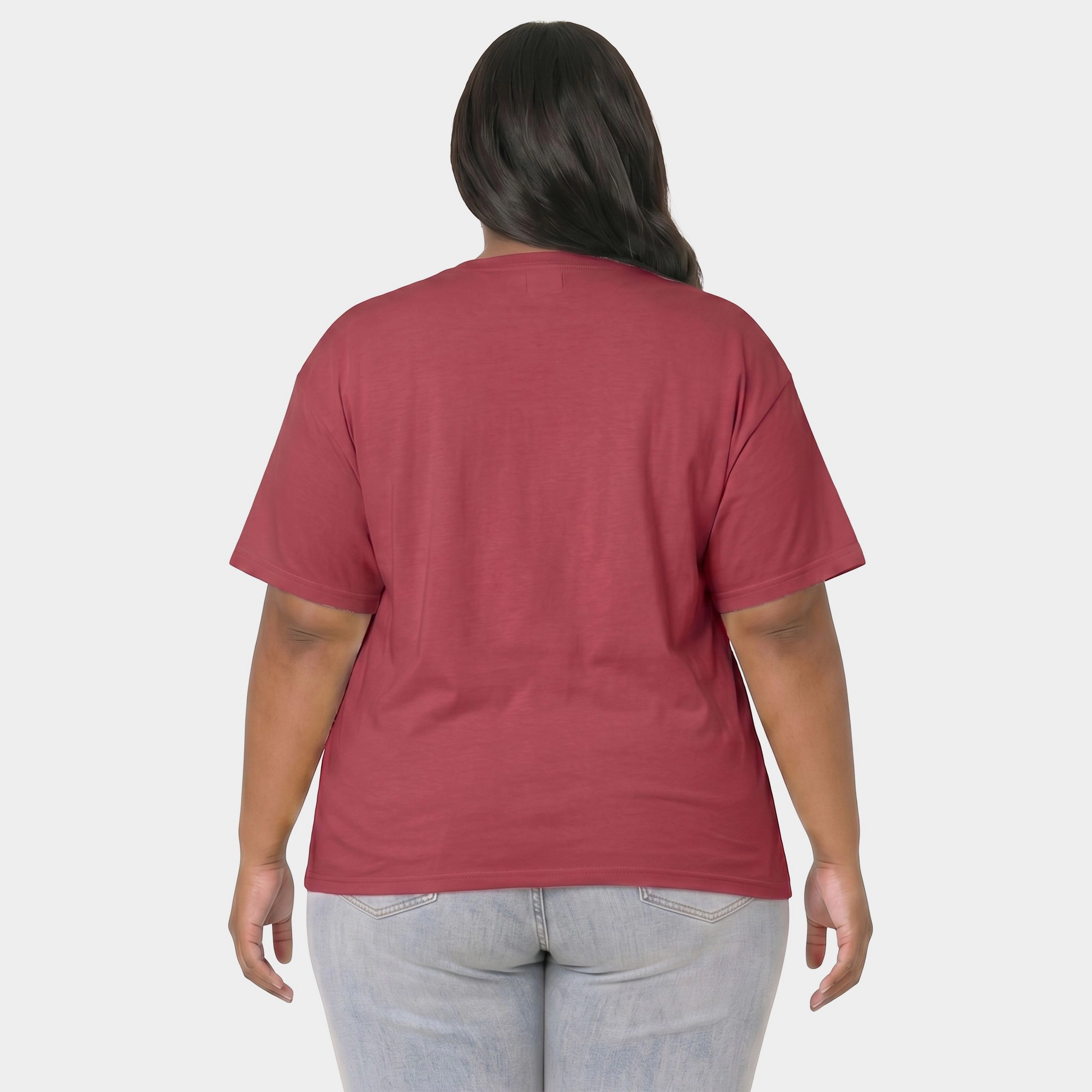 Simply Sage Market - Women's Plus Garment Dyed Tee S.W.Smiley Anchor Row