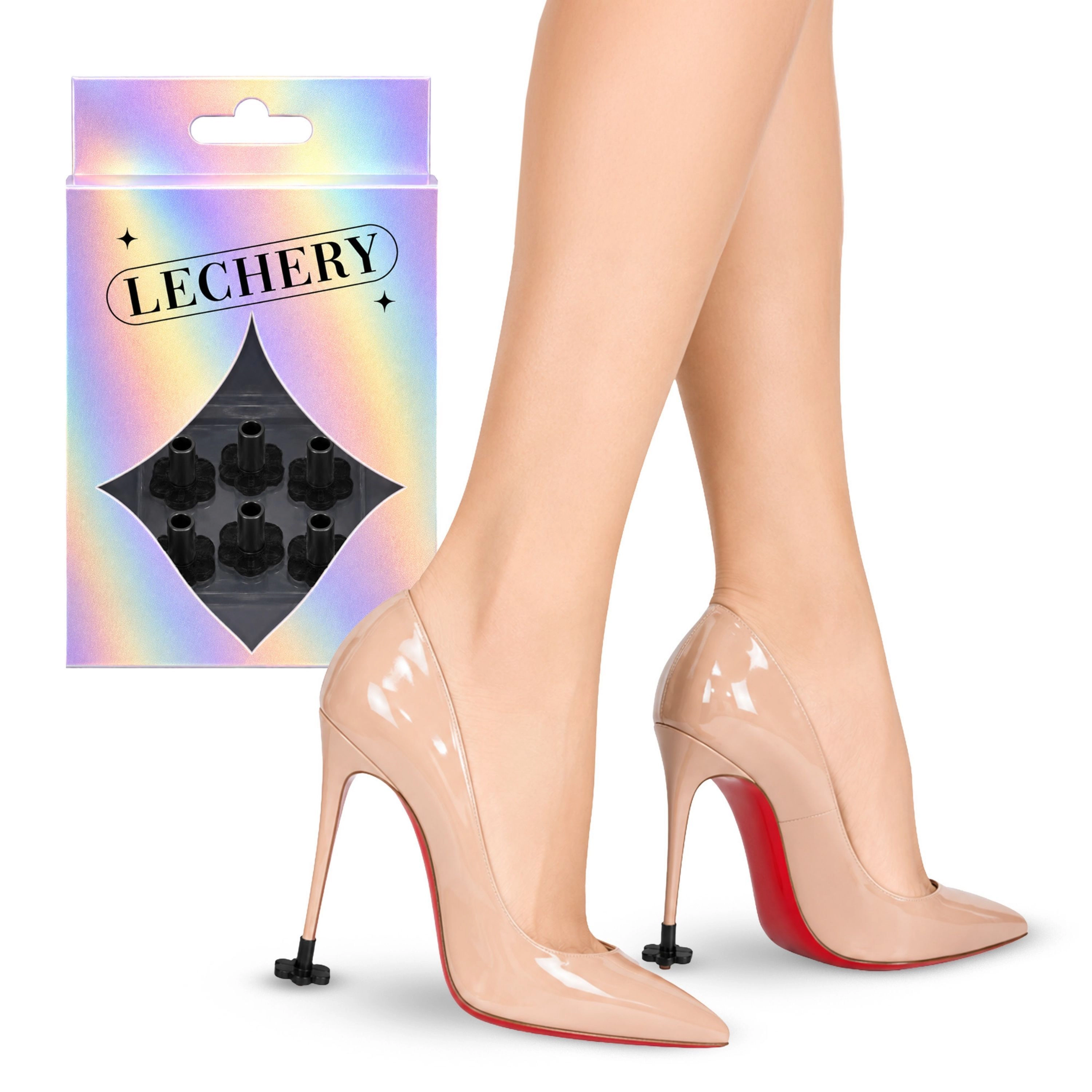 LECHERY Women's 3 Pairs Flower Heel Protectors