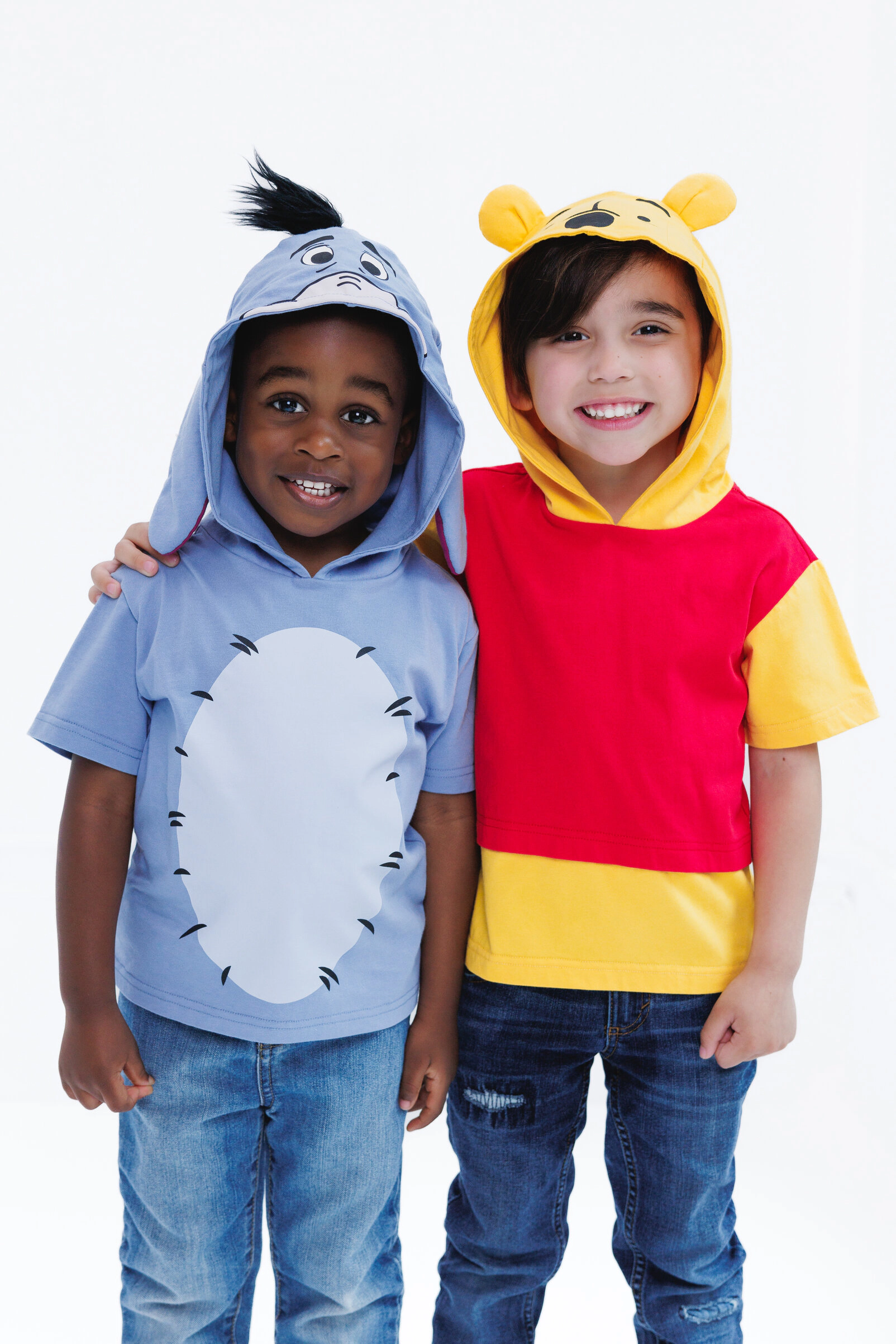 Disney Matching Family Cosplay Short Sleeve Hooded T-Shirt