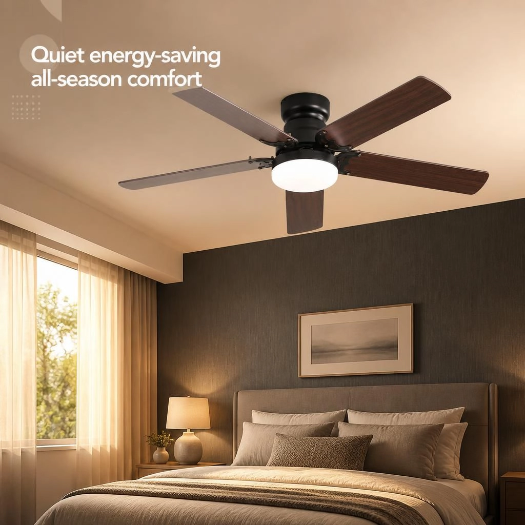 ELEMENT ACE Modern Low Profile Quiet Ceiling Fan