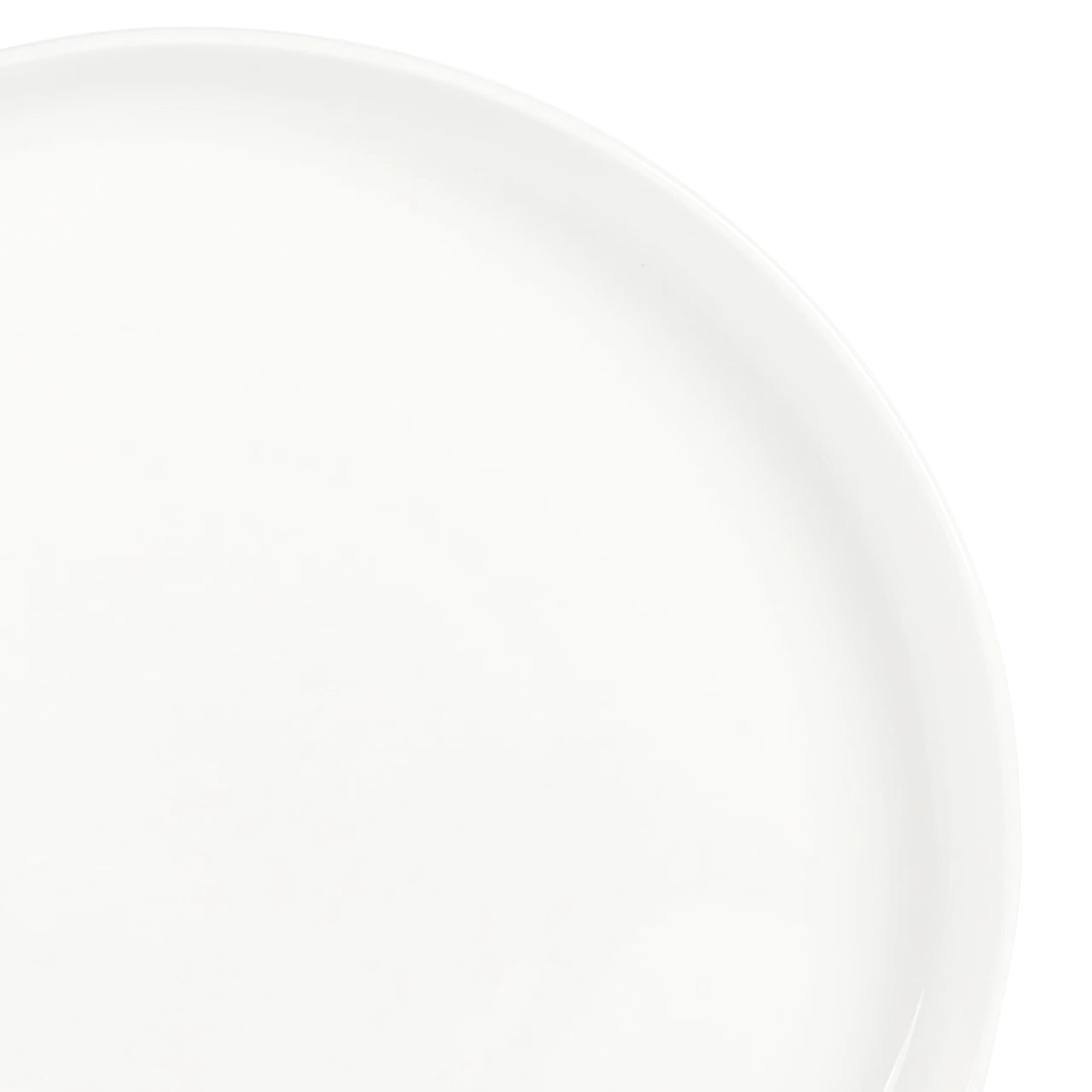 Gibson Home Snowscape 12 Piece fine Ceramic Stackable Dinnerware Set in White