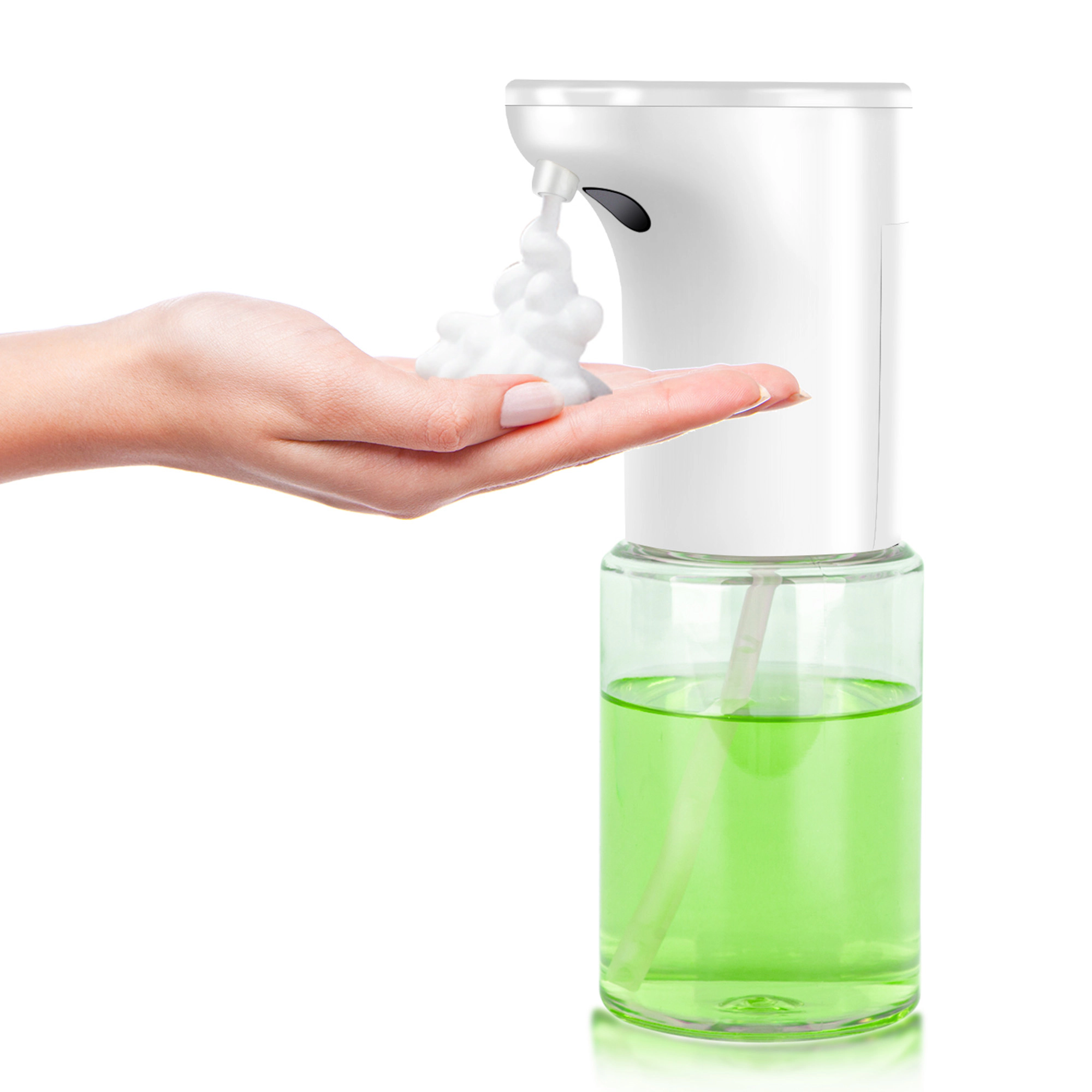 Cheer Collection 300 mL Touchless Soap Dispenser with Infrared Sensor and Adjustable Output