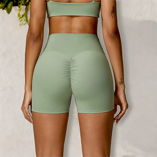 Anna-Kaci Women's High Waist Scrunch Butt Yoga Shorts