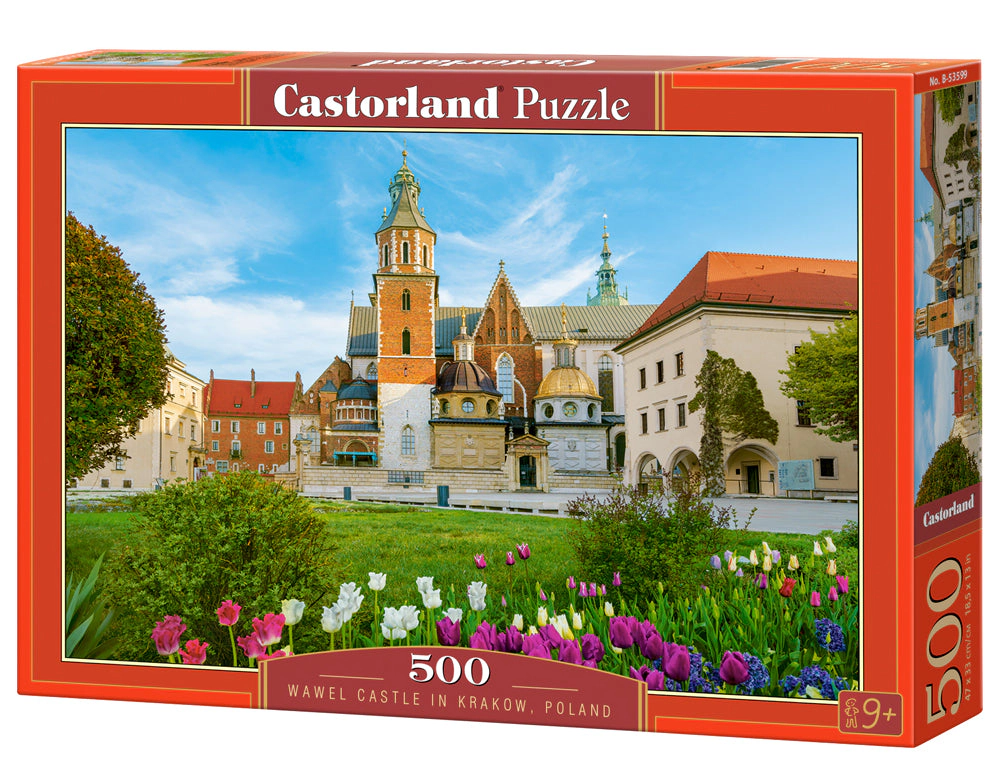 CASTORLAND 500 Piece Jigsaw Puzzles, Wawel Castle in Krakow, UNESCO Heritage, Poland, B-53599