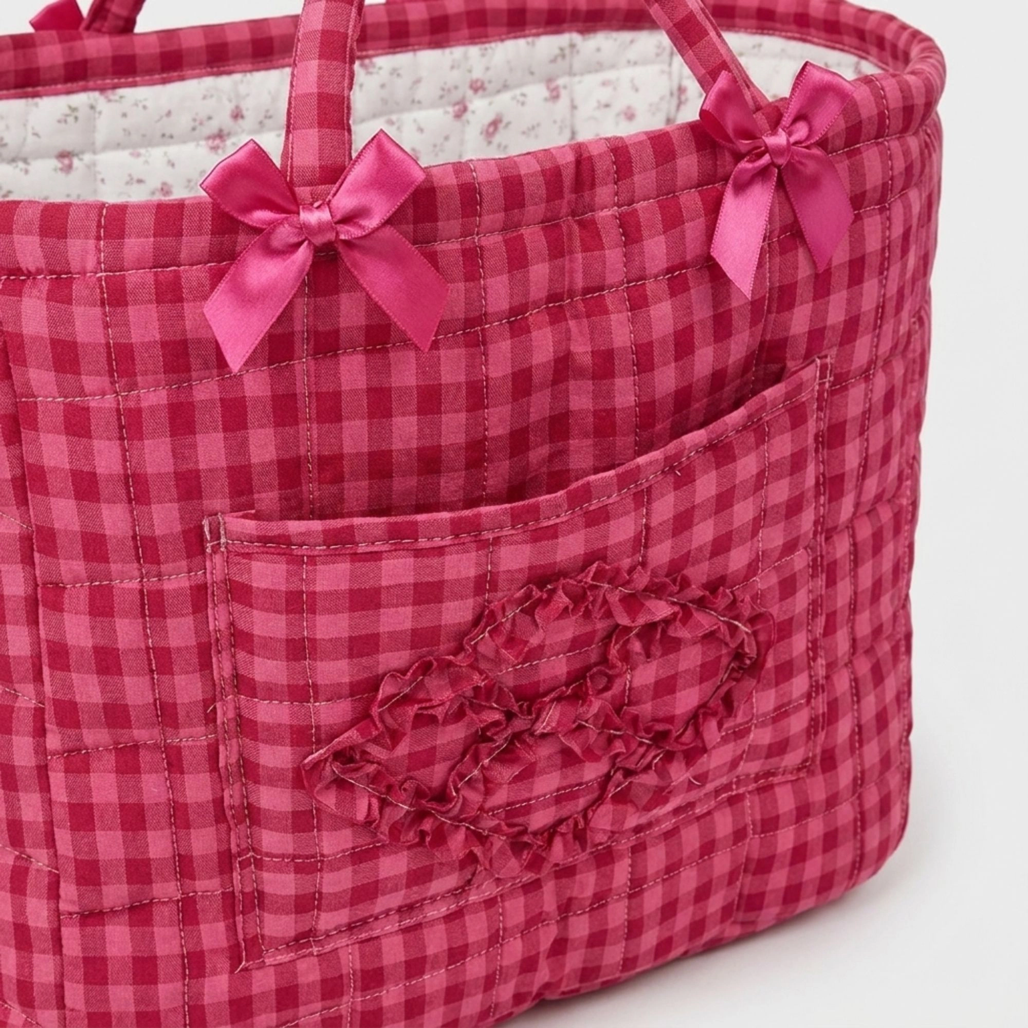 Alilang Unisex Large Quilted Storage Caddy Organizer Tote with Handles
