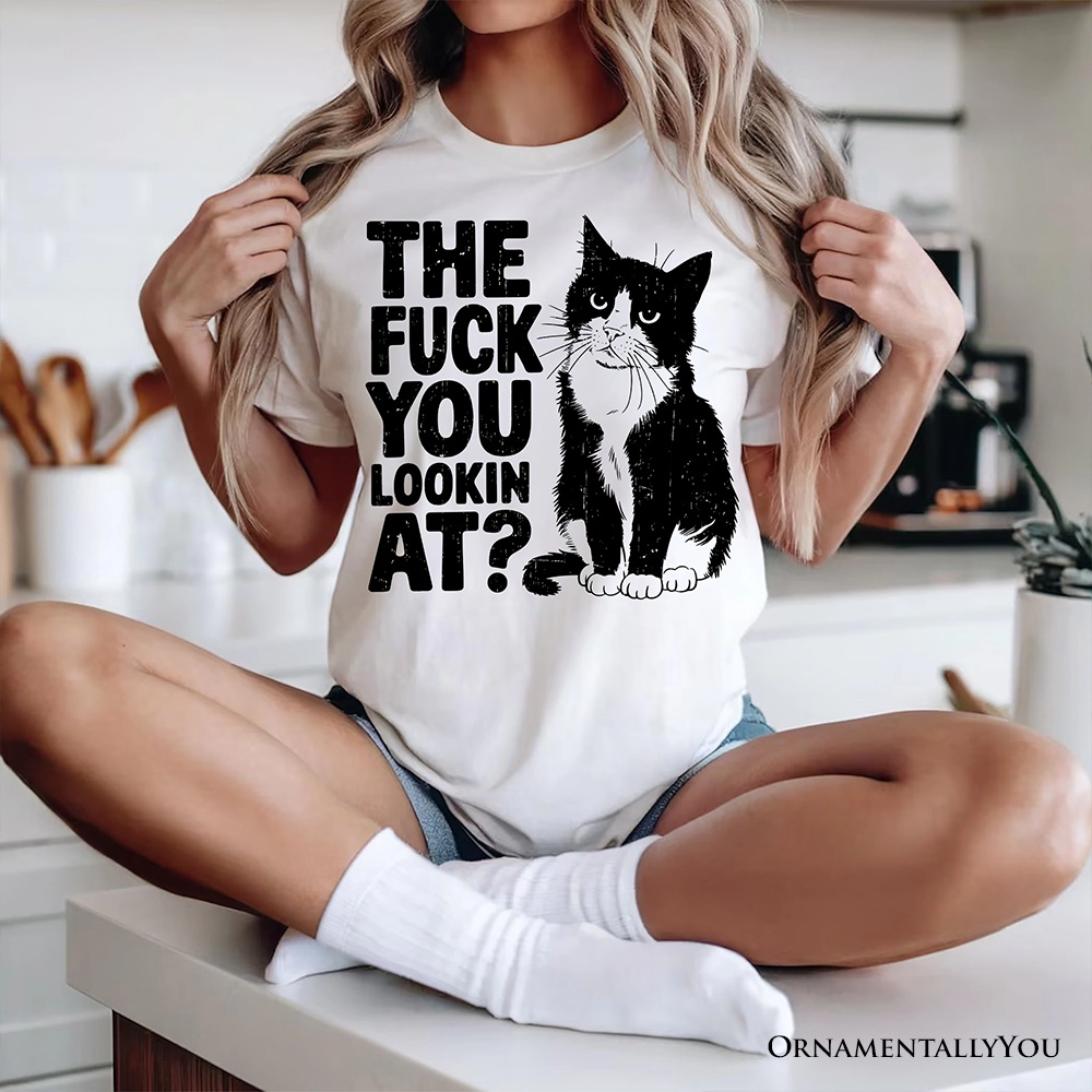 OrnamentallyYou Womens What Are You Looking At T-Shirt