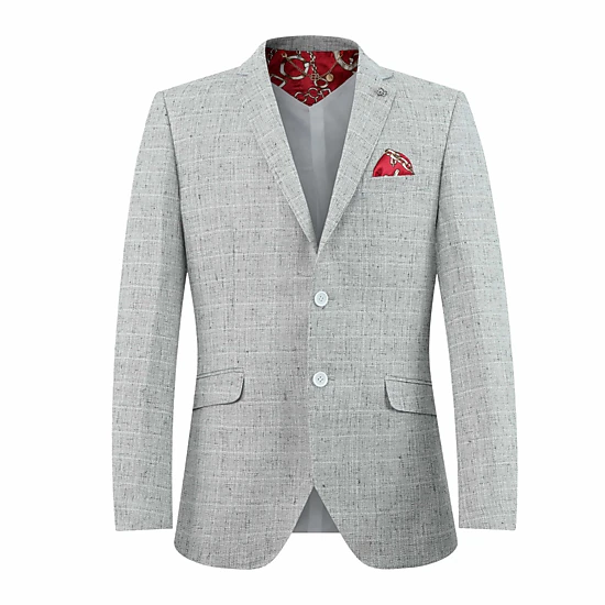 Elie Balleh Boys Slim Fit Mélange Jacket