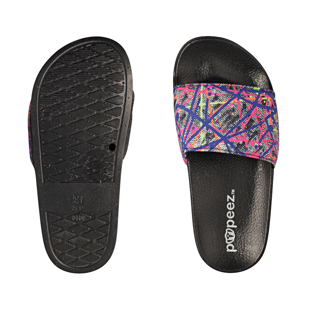 Roxoni Girl's Sandal – Art Color with Abstract Print Strap