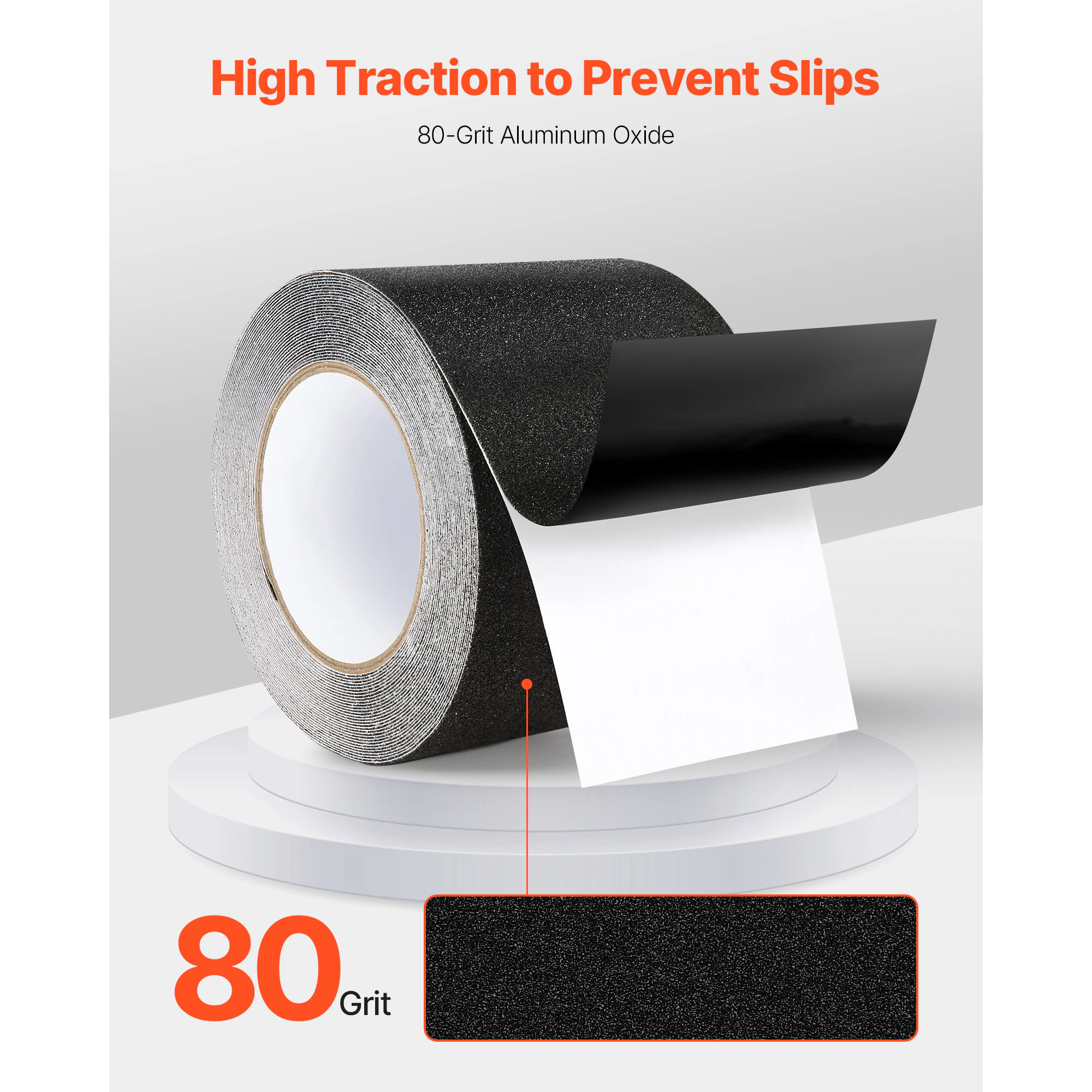 HONGGE Anti-Slip Tape for Stairs, Traction Treads Indoor & Outdoor Use