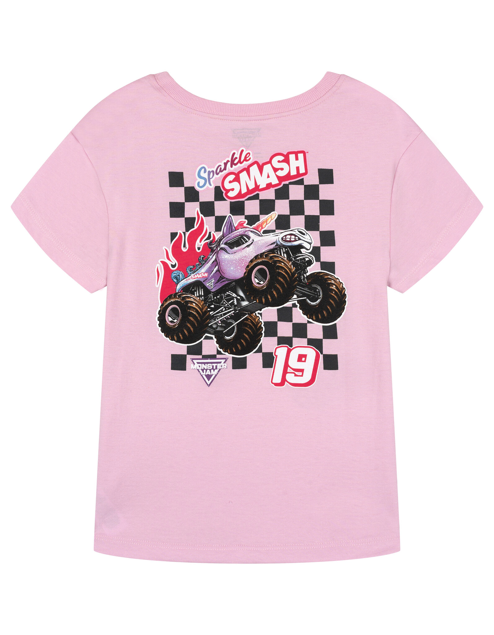 Monster Jam Sparkle Smash Girls' 2-Piece T-Shirt and Leggings Set