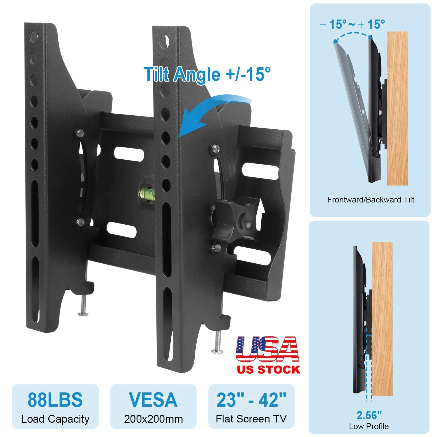 GBruno Tilting 42 Inch TV Wall Mount Bracket