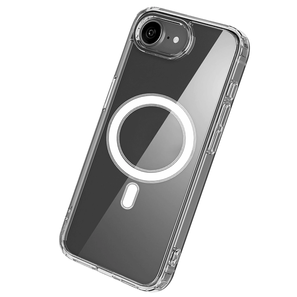 Qixxronics for iPhone 17e Magnetic Case Shockproof Phone Cover Compatible with Wireless Charging for iPhone 17e
