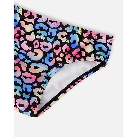 Deux par Deux Girls Recycled Polyester Top and Bottom Two-Piece Swimsuit