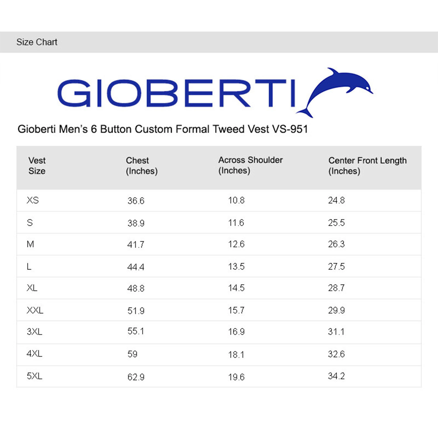 Gioberti Men's 6 Button Slim Fit Formal Herringbone Tweed Vest