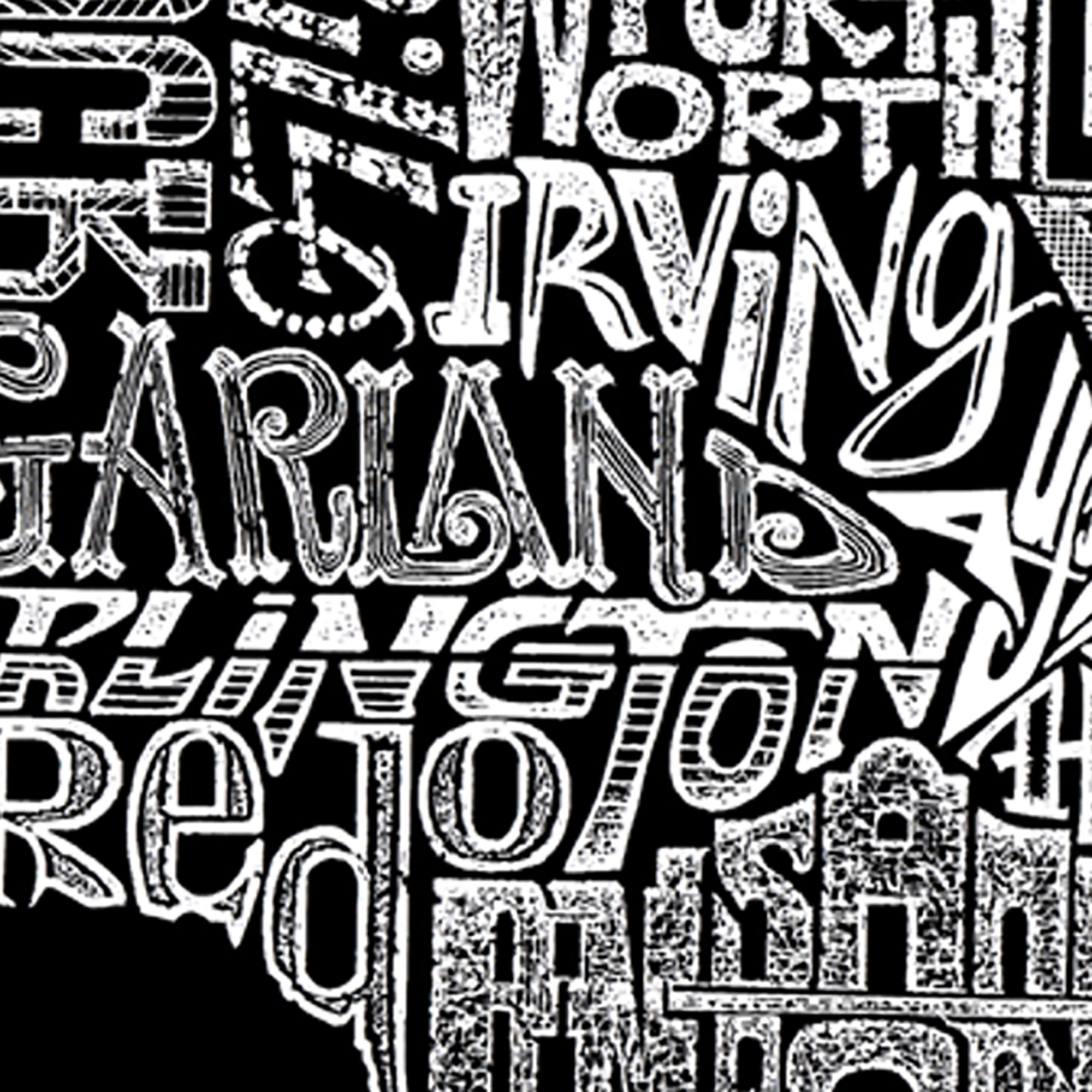 LA Pop Art Men's Word T-Shirt - The Great State of Texas