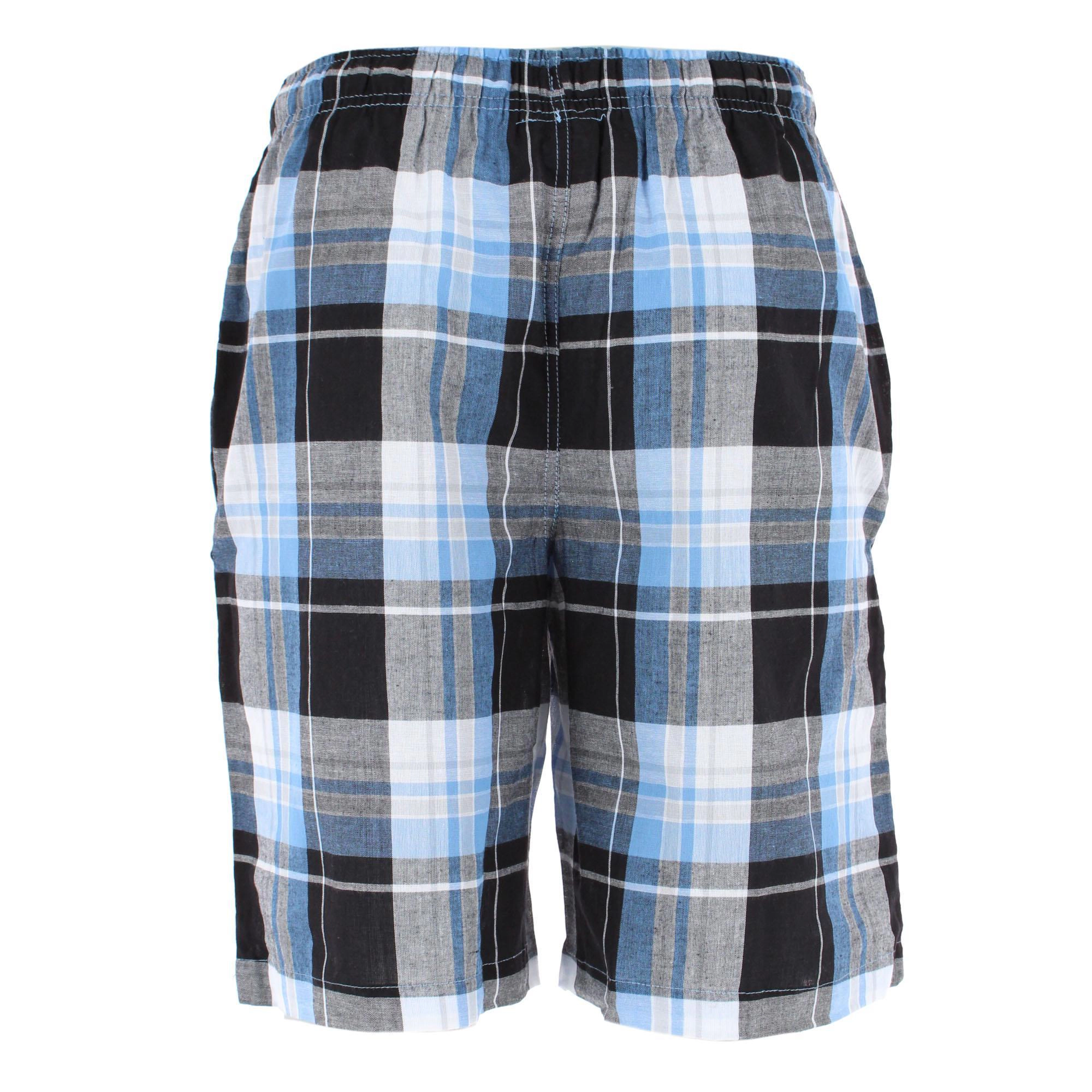 Fruit of the Loom Men's Broadcloth Pajama Shorts 2-Pack