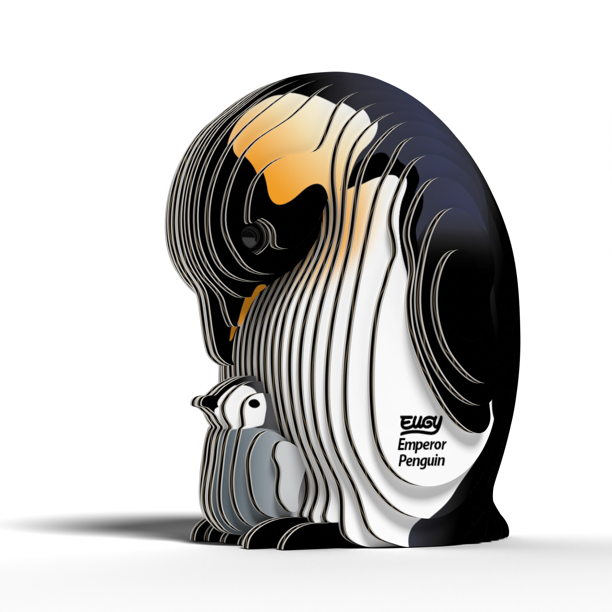EUGY Emperor Penguin 3D Puzzle - contains 30 puzzle pieces
