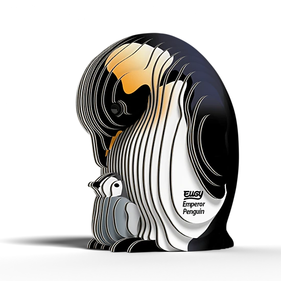 EUGY Emperor Penguin 3D Puzzle - contains 30 puzzle pieces