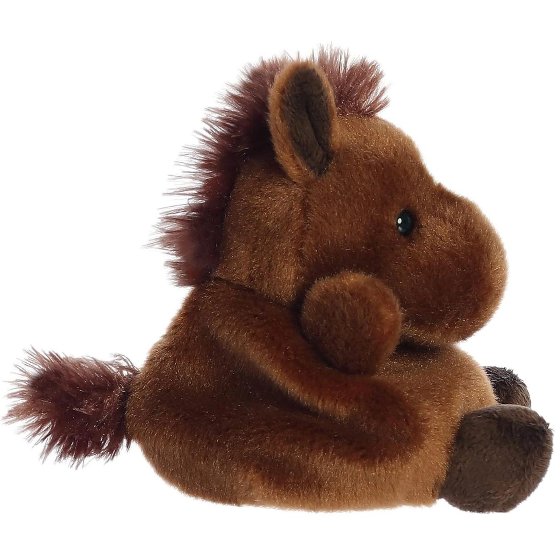 Aurora Palm Pals Truffle Brown Horse 5-Inch Stuffed Animal Plush